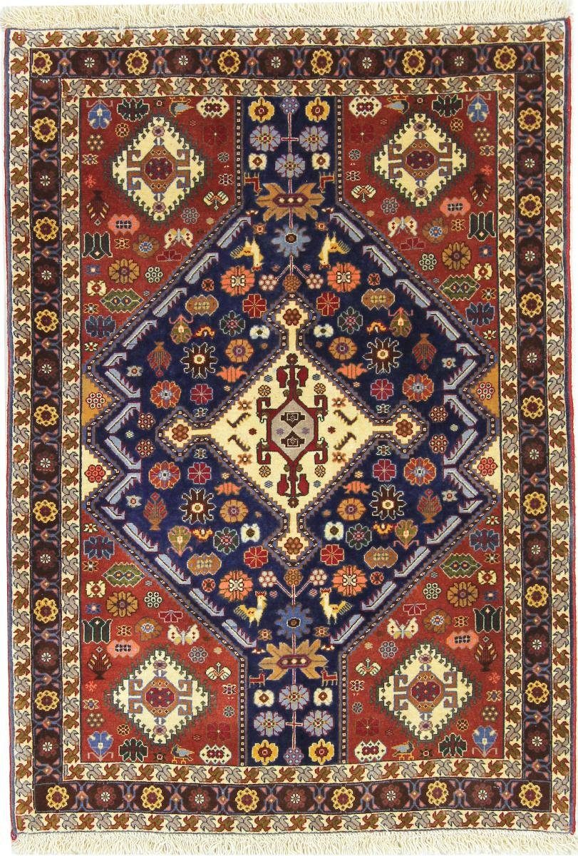 Orientteppich Ghashghai 104x149 Handgeknüpfter Orientteppich rechteckig, 12 Höhe: Trading, Perserteppich, mm Nain 