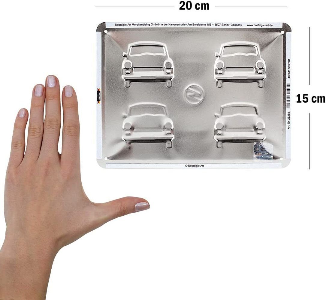 Nostalgic-Art Metallschild Blechschild 15x20 cm - Berlin - Trabant - Pop Ar günstig online kaufen