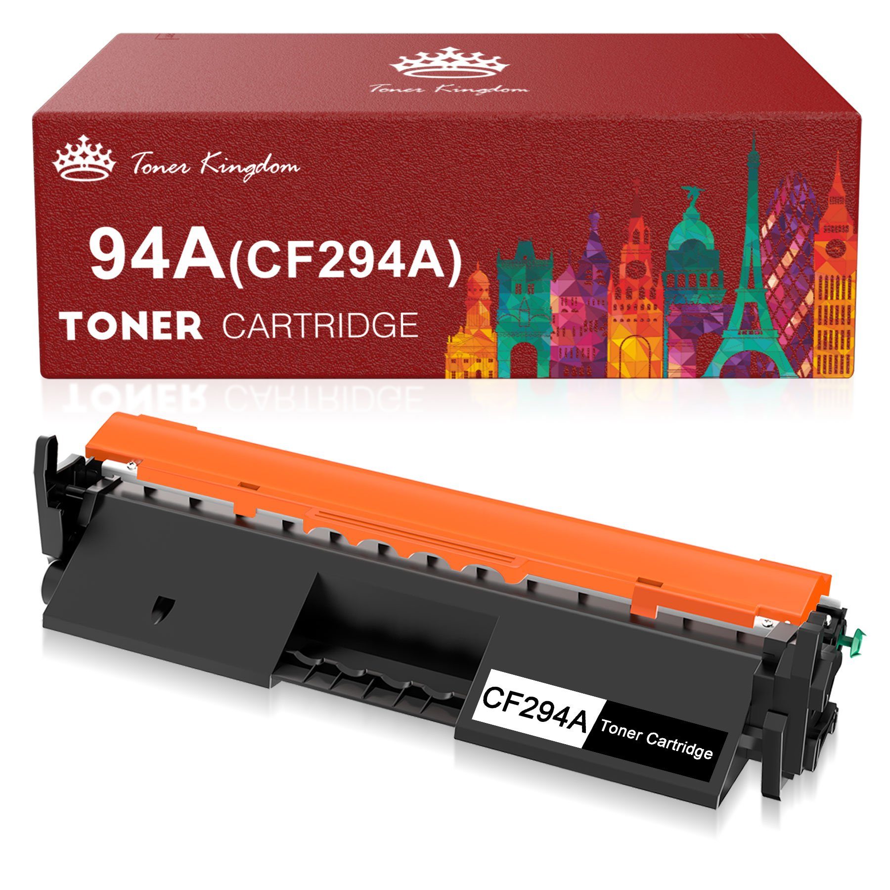 Toner Kingdom Tonerpatrone Druckerpatrone Ersatz für HP 94A CF294A