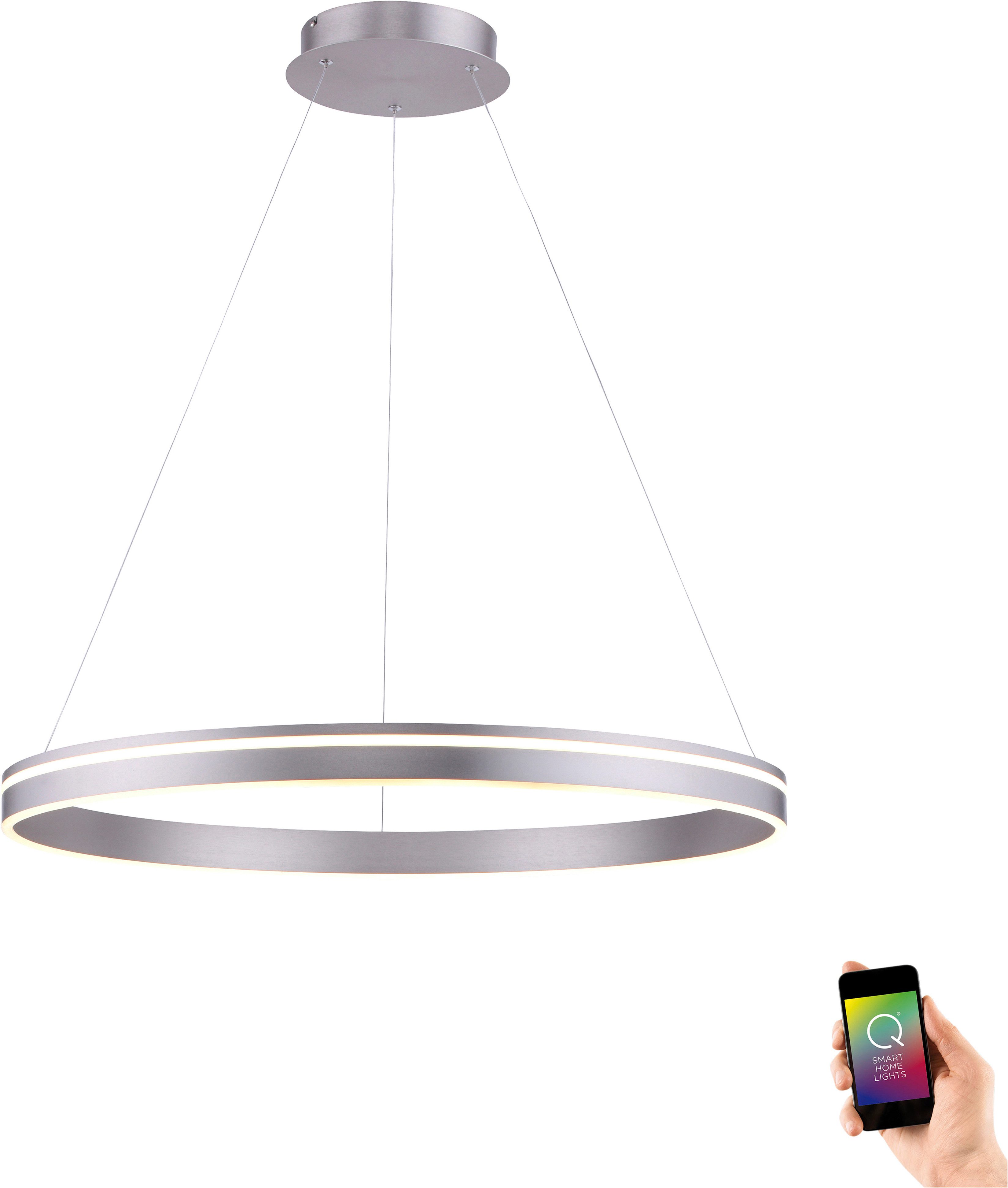Neuhaus Q SMART HOME LIGHTS LED Pendelleuchte Q-VITO, Smart Home, LED fest integriert, warmweiß - kaltweiß