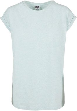 URBAN CLASSICS Kurzarmshirt Damen Ladies Color Melange Extended Shoulder Tee (1-tlg)