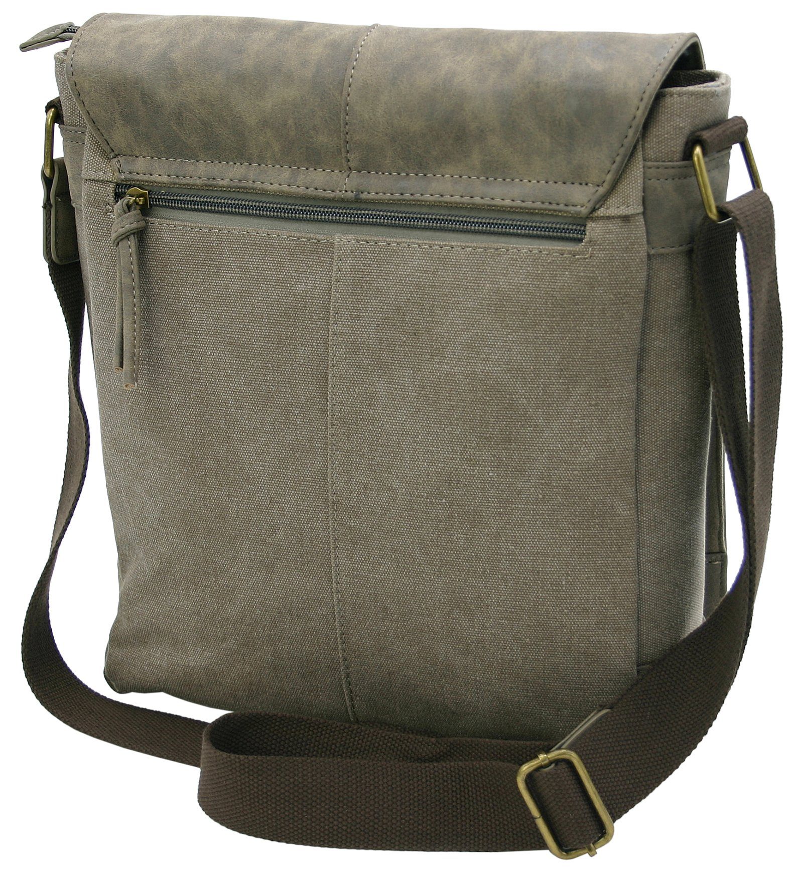 J JONES JENNIFER JONES Schultertasche Umhängetasche aus Canvas - Messenger Bag in 3 Größen