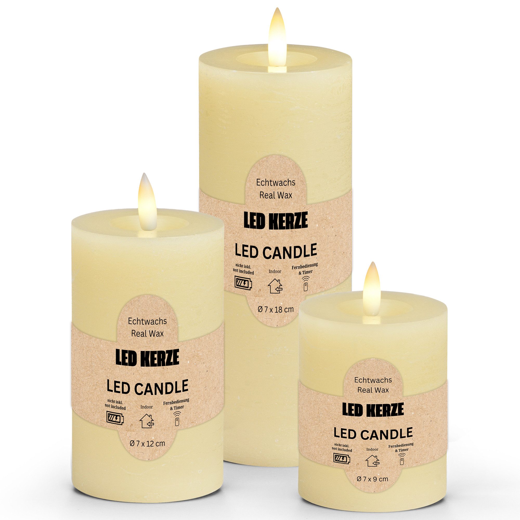 matches21 HOME & HOBBY Tafelkerze LED günstig online kaufen