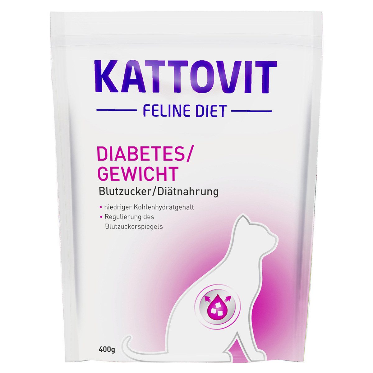 Kattovit Feline Diet Diabetes/Gewicht 400 g, für: Katze