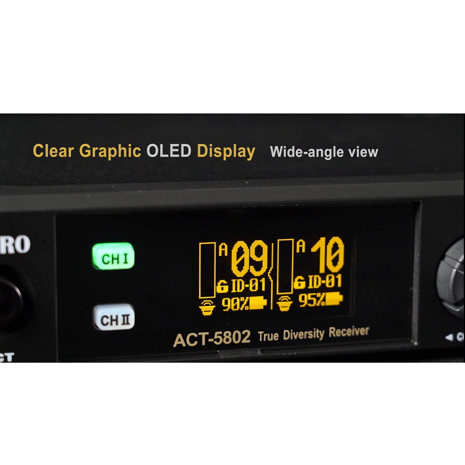 Mipro Audio Mikrofon Mipro ACT-5802 mit Taschensender und Headsetmikrofon