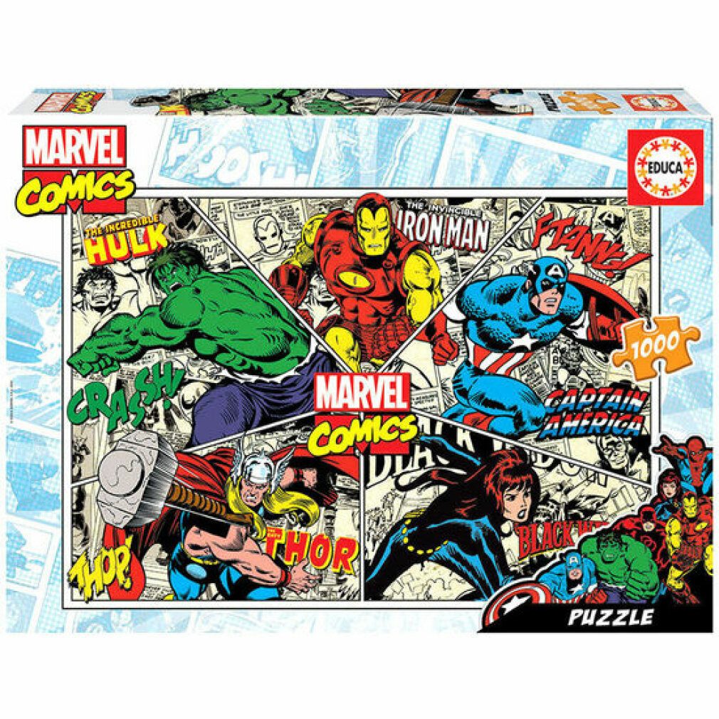 Educa Puzzle Marvel Comics Puzzle 500Stück, Puzzleteile