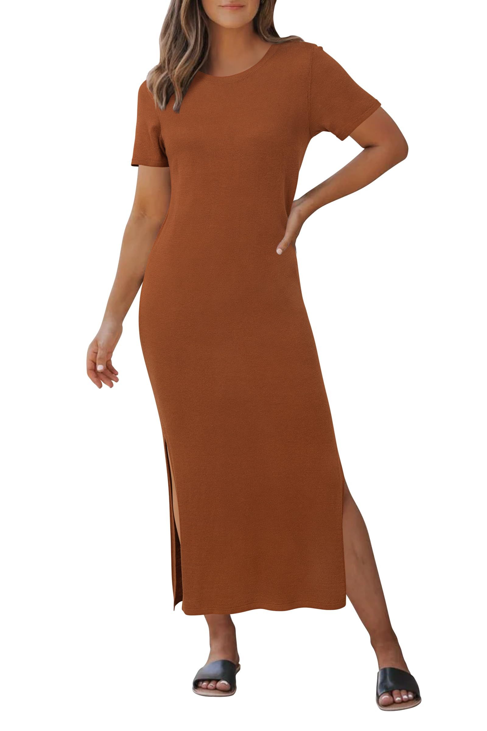 Arach&Cloz Midikleid Arach&Cloz Damen Freizeitkleider Midikleider günstig online kaufen