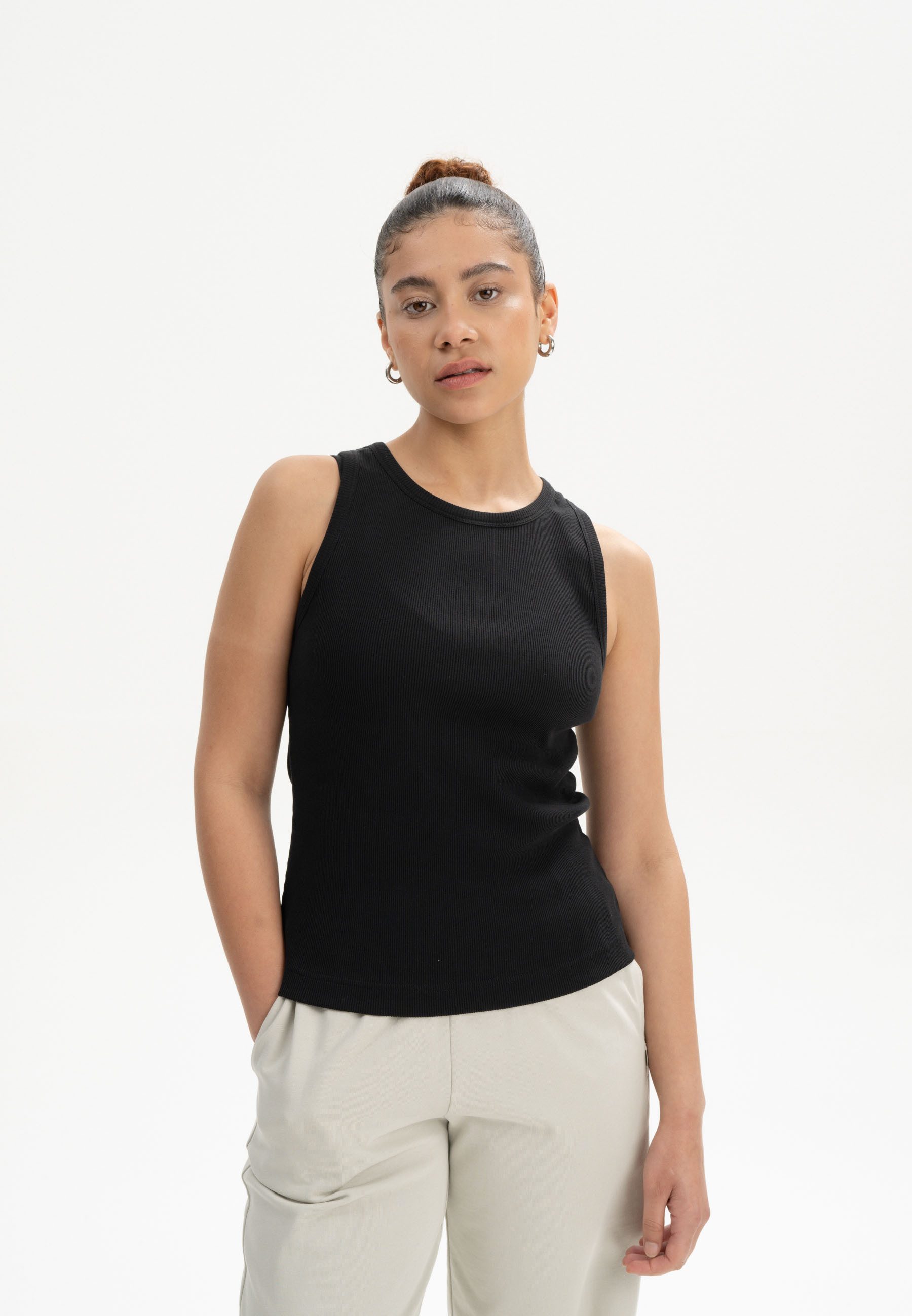 MELA Tanktop Ripp Tanktop DRISNA Ärmellos günstig online kaufen