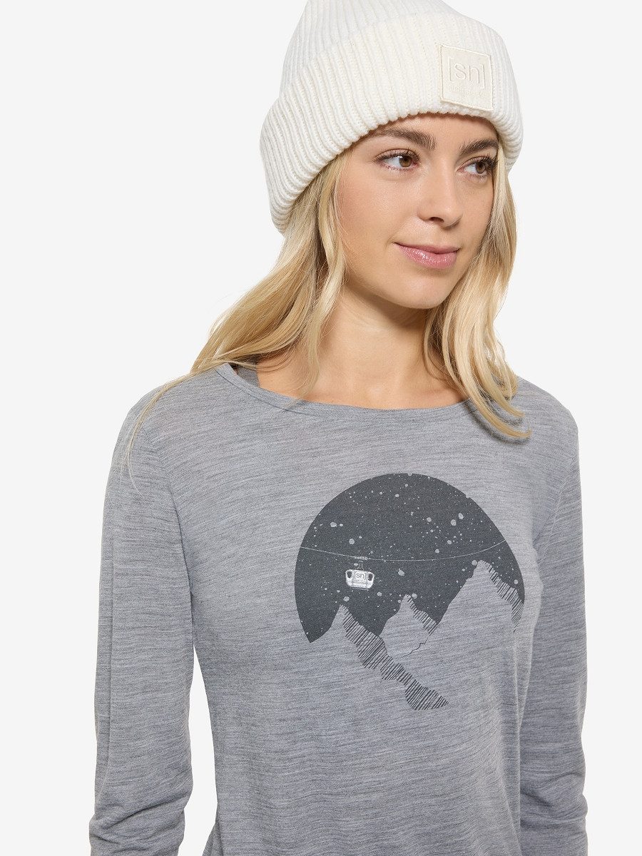 SUPER.NATURAL Sweatshirt für Damen, Merino GONDOLA günstig online kaufen