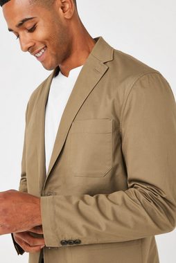 Next Baukastensakko Anzug mit hohem Baumwollanteil: Relaxed Fit Jacke (1-tlg)
