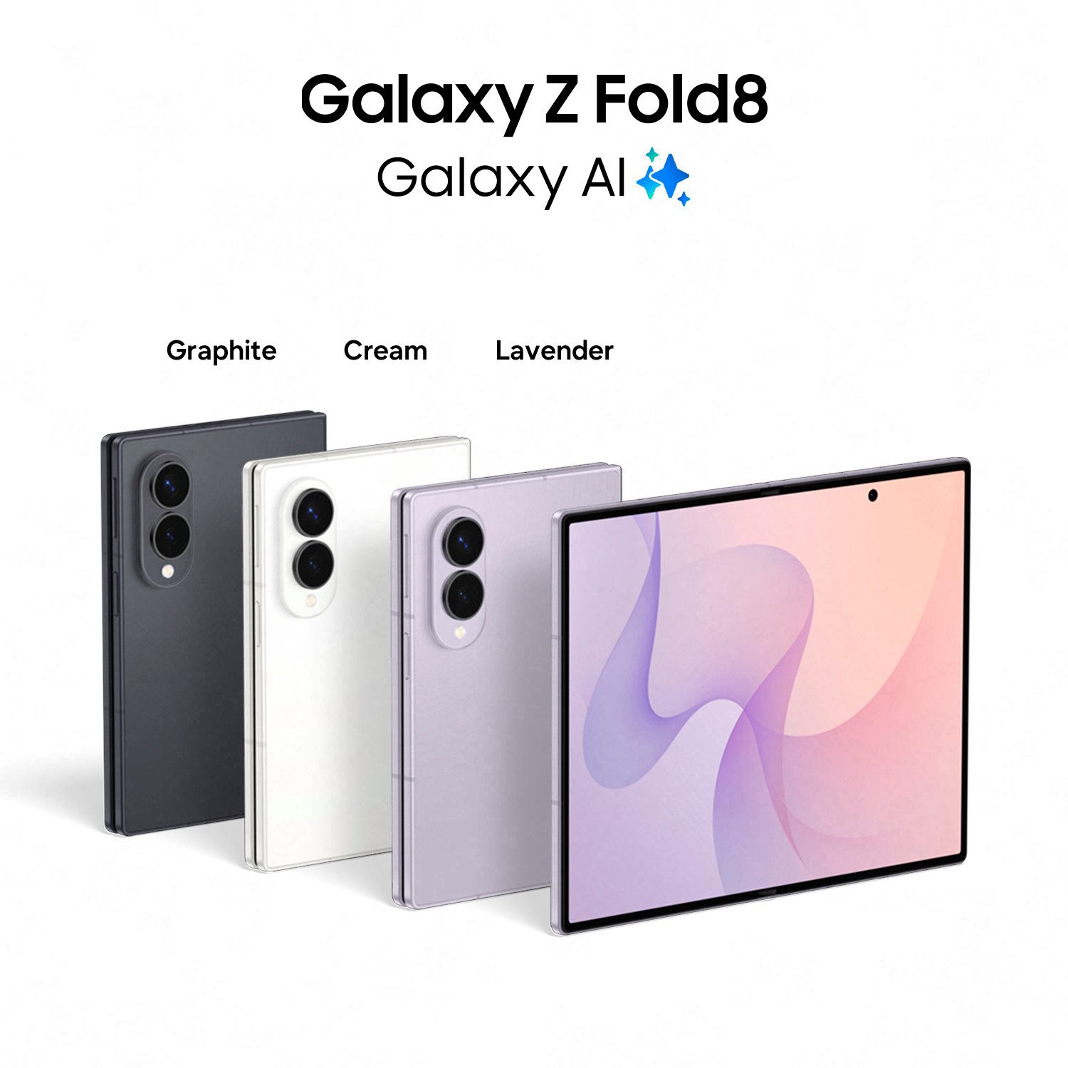 Samsung Galaxy Z Fold8 Smartphone (19,32 cm/7,6 Zoll, 512 GB Speicherplatz, 50 MP Kamera)
