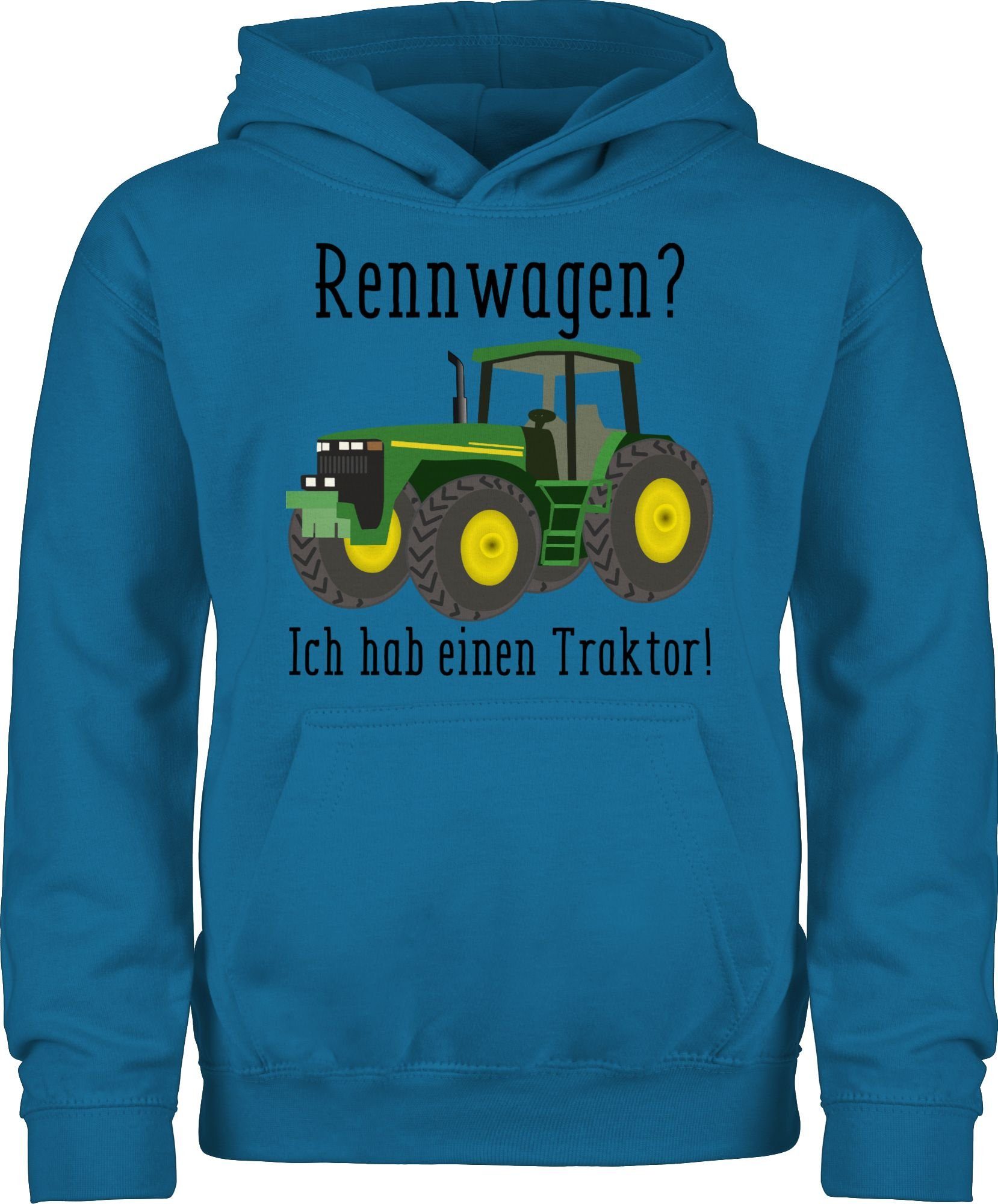 Hoodie Rennwagen Ich habe einen Traktor - Geschenk Landwirt Trecker Bauer Ges