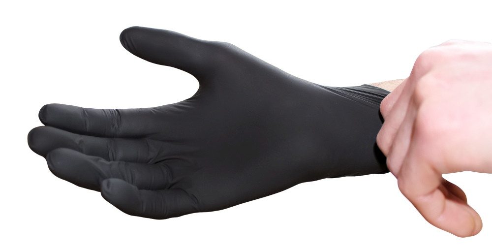 Medi-Inn Nitril-Handschuhe Nitril Black Plus, schwarz, puderfrei, latexfrei günstig online kaufen