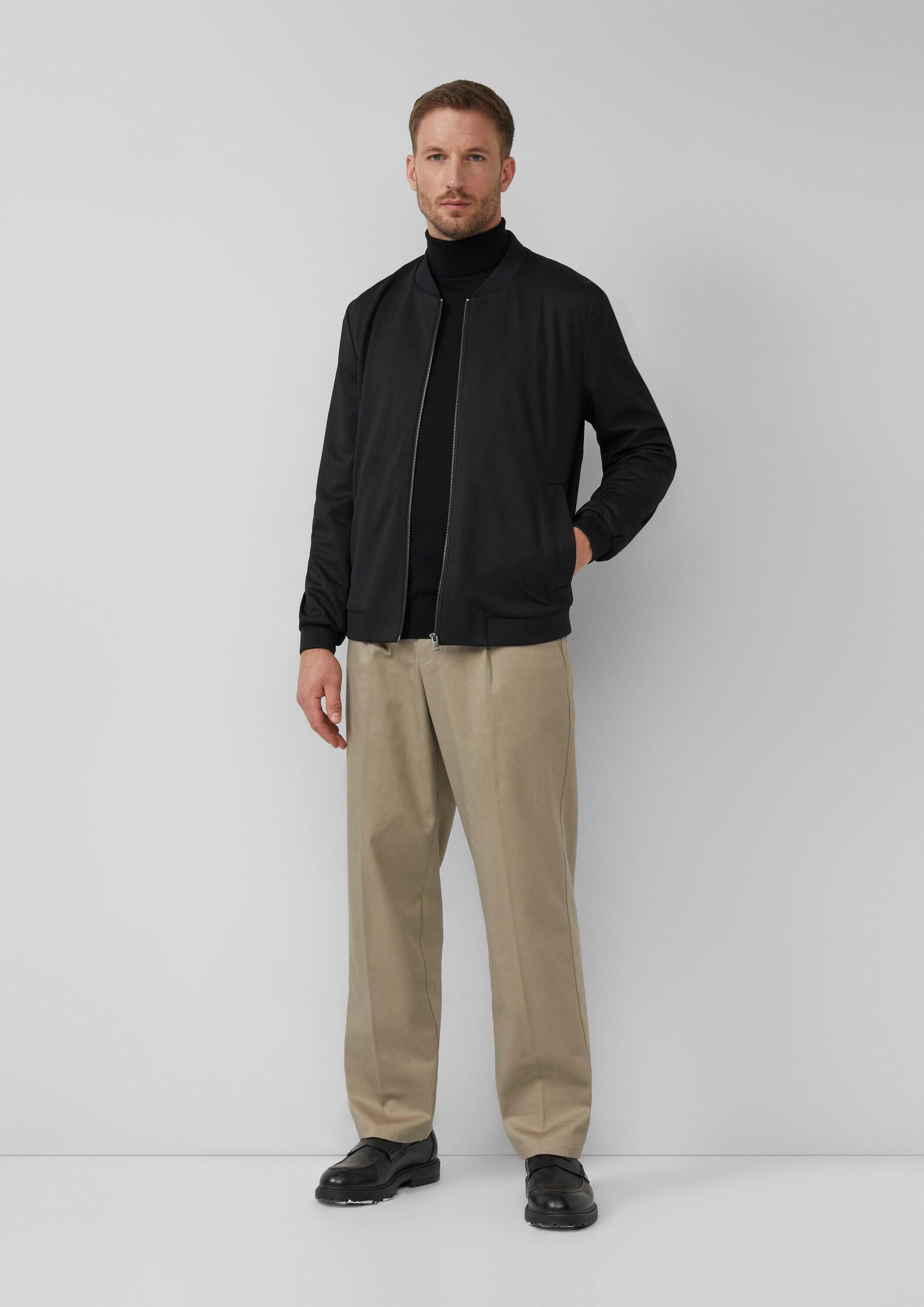 s.Oliver Longpullover Strickpullover Rollkragenpullover aus reiner Merinowolle