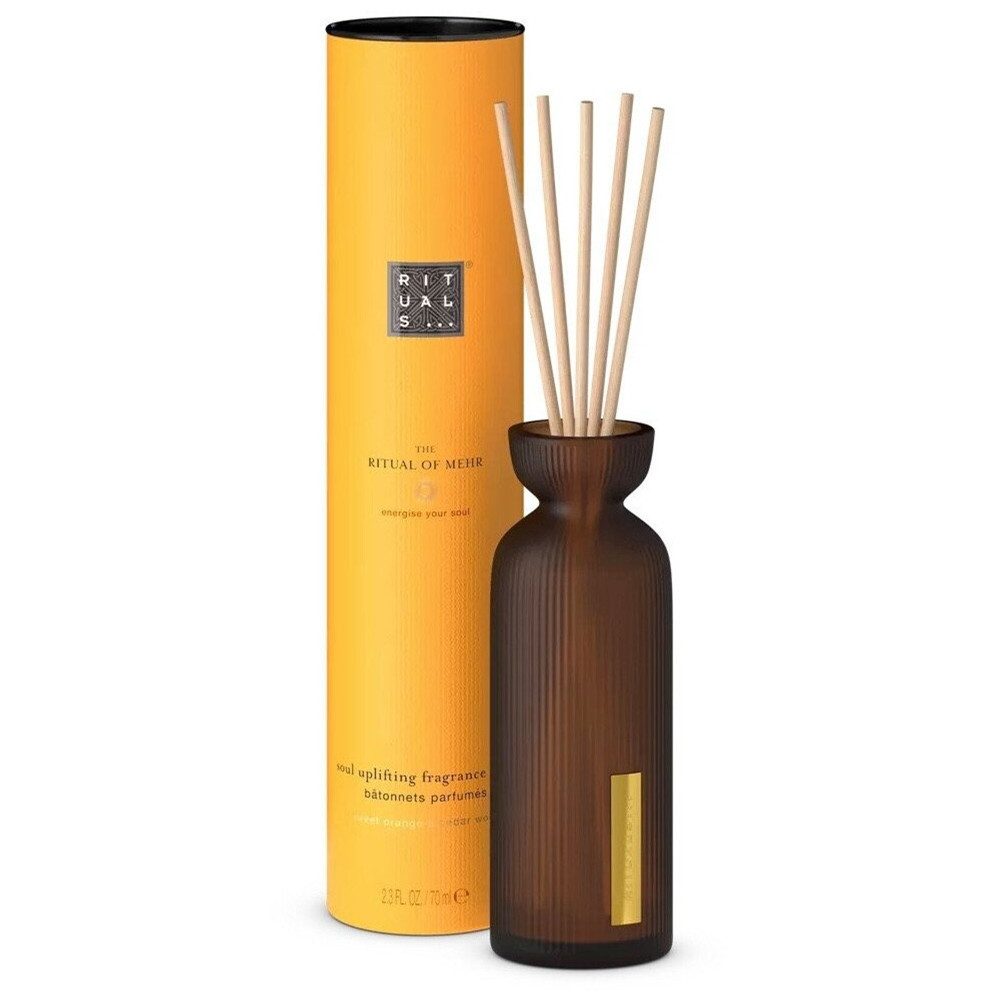 Rituals Duftstäbchen Rituals The Ritual of Mehr Mini-Duftstäbchen 70 ml (Belebender Raumduft mit Süßorange, Zedernholz & warmen Noten)
