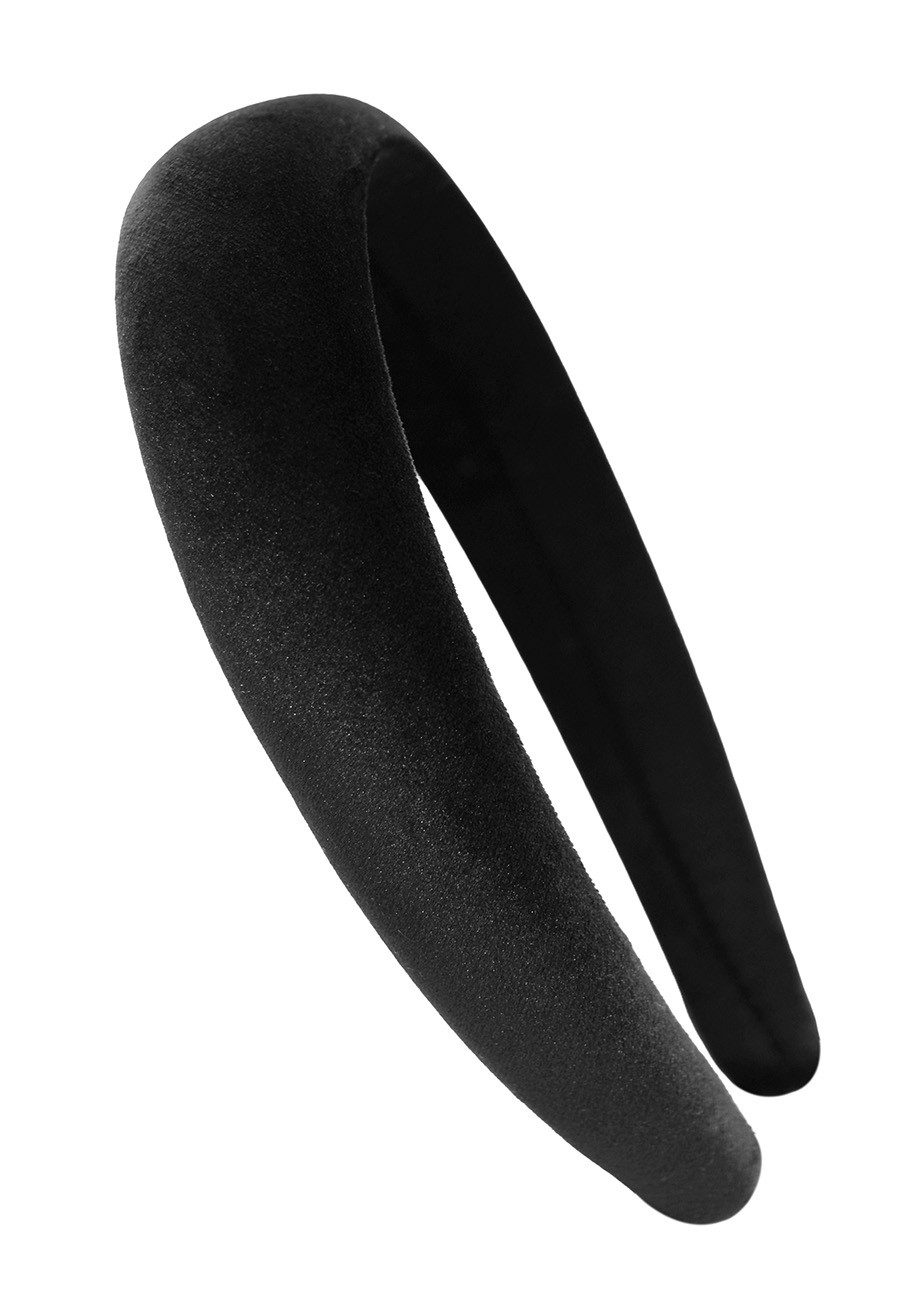 axy Haarreif Samt Haarreif Klassik gepolstert, Wunderschön Vintage Damen Stirnband Haarschmuck Haarreifen