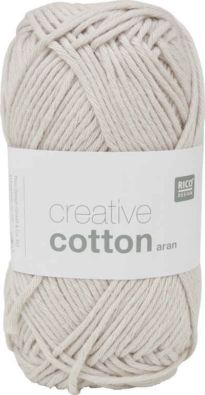Rico Design Creative Cotton aran Häkelwolle, 85 m