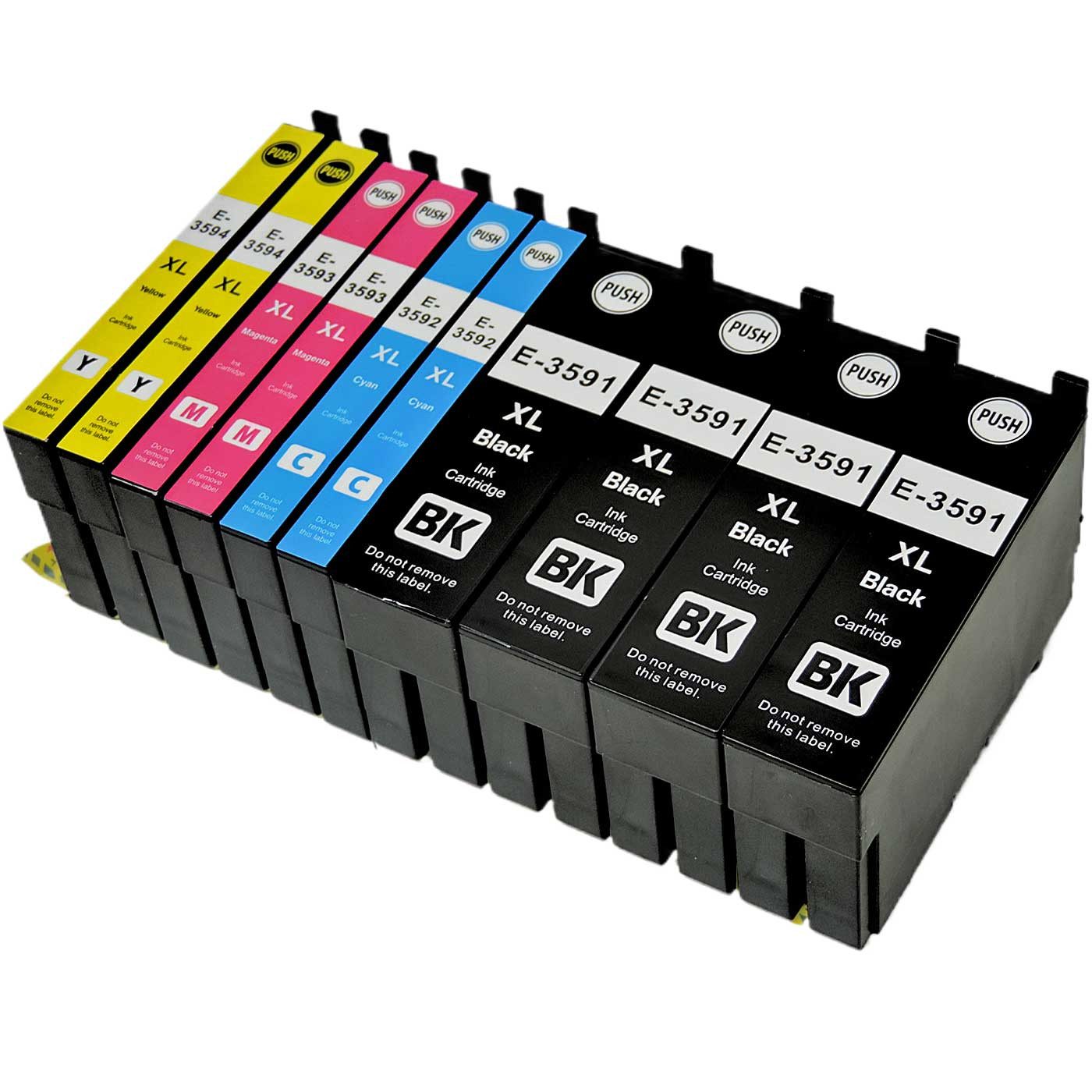 D&C 10er Set Kompatible Patronen für Epson WorkForce Pro WF-4720 Series Tintenpatrone