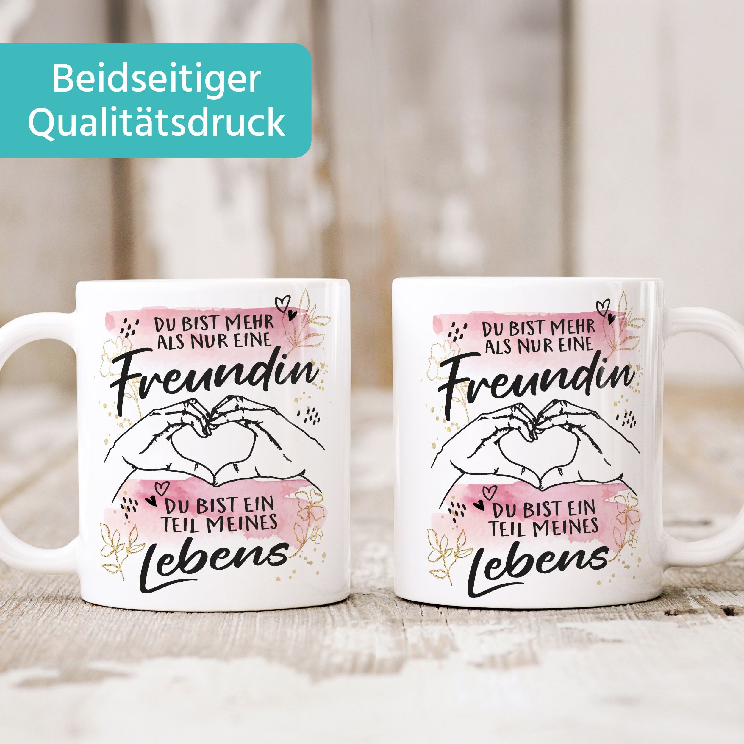 SpecialMe Tasse Tasse beste Freundin Spruch Du bist nicht nur eine Freundin Geschenk, Keramik – Bild 3 von 5