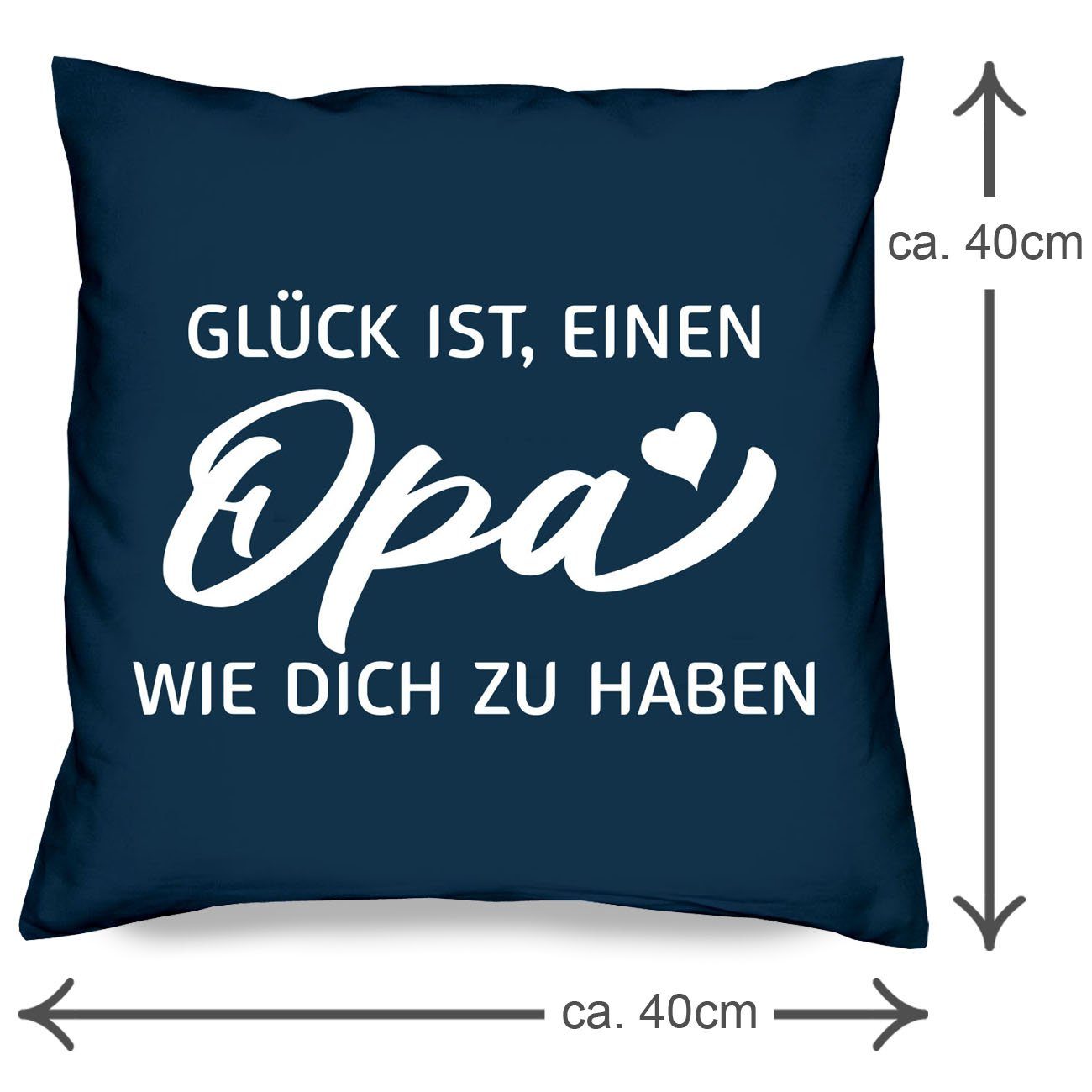 zum Dekokissen Weihnachtsgeschenk Geburtstag Geburtstagsgeschenk + Socken Kissen Geschenk Vatertag Soreso® Opa Weihnachten, für Vatertagsgeschenk