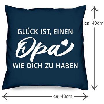 Soreso® Dekokissen Kissen + Socken Geschenk für Opa zum Geburtstag Vatertag Weihnachten, Geburtstagsgeschenk Weihnachtsgeschenk Vatertagsgeschenk