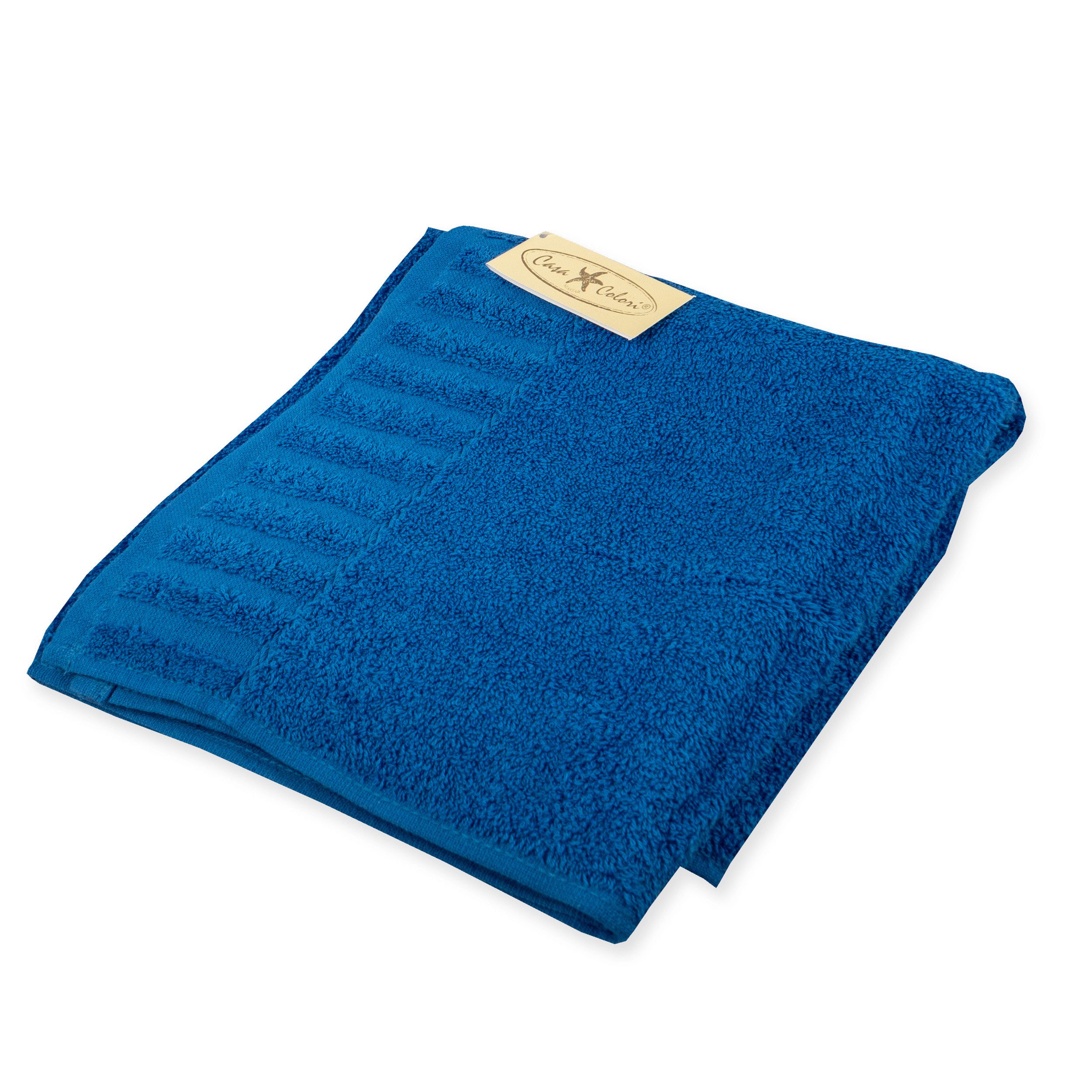 Casa Colori Handtuch Uni, Frottier (1-St), Hohe Farbbrillanz, Einfache Pfle günstig online kaufen