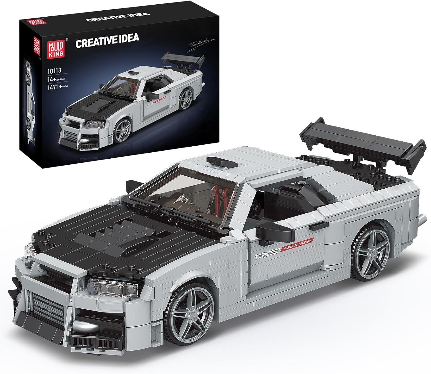 Mould King Mould King 10113 Skyline GT-R 1.471 Teile Konstruktions-Spielset, (1471 St)