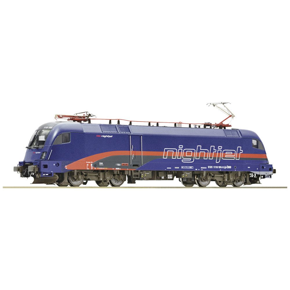Diesellokomotive Roco 70496 H0 E-Lok 1116 195-9 „Nightjet‟ der ÖBB