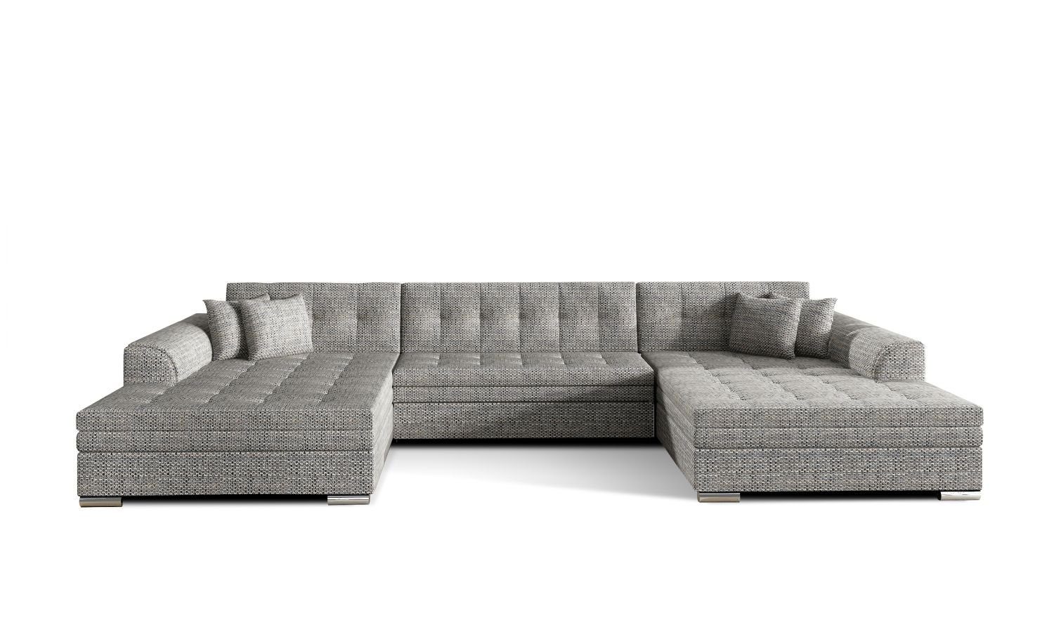 Lukas Möbel Wohnlandschaft Wohnlandschaft Vera mit Schlaffunktion XXL-Sofa in U-Form, mit Bettfunktion Berlin 01