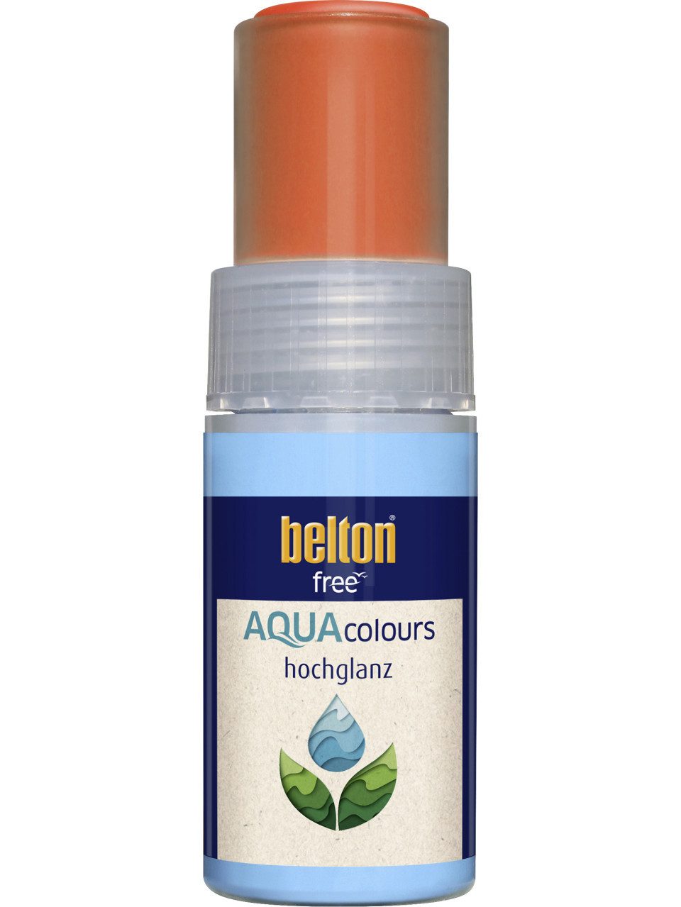 belton Acryl-Buntlack belton free Lackstift AQUAcolours 9 ml reinorange