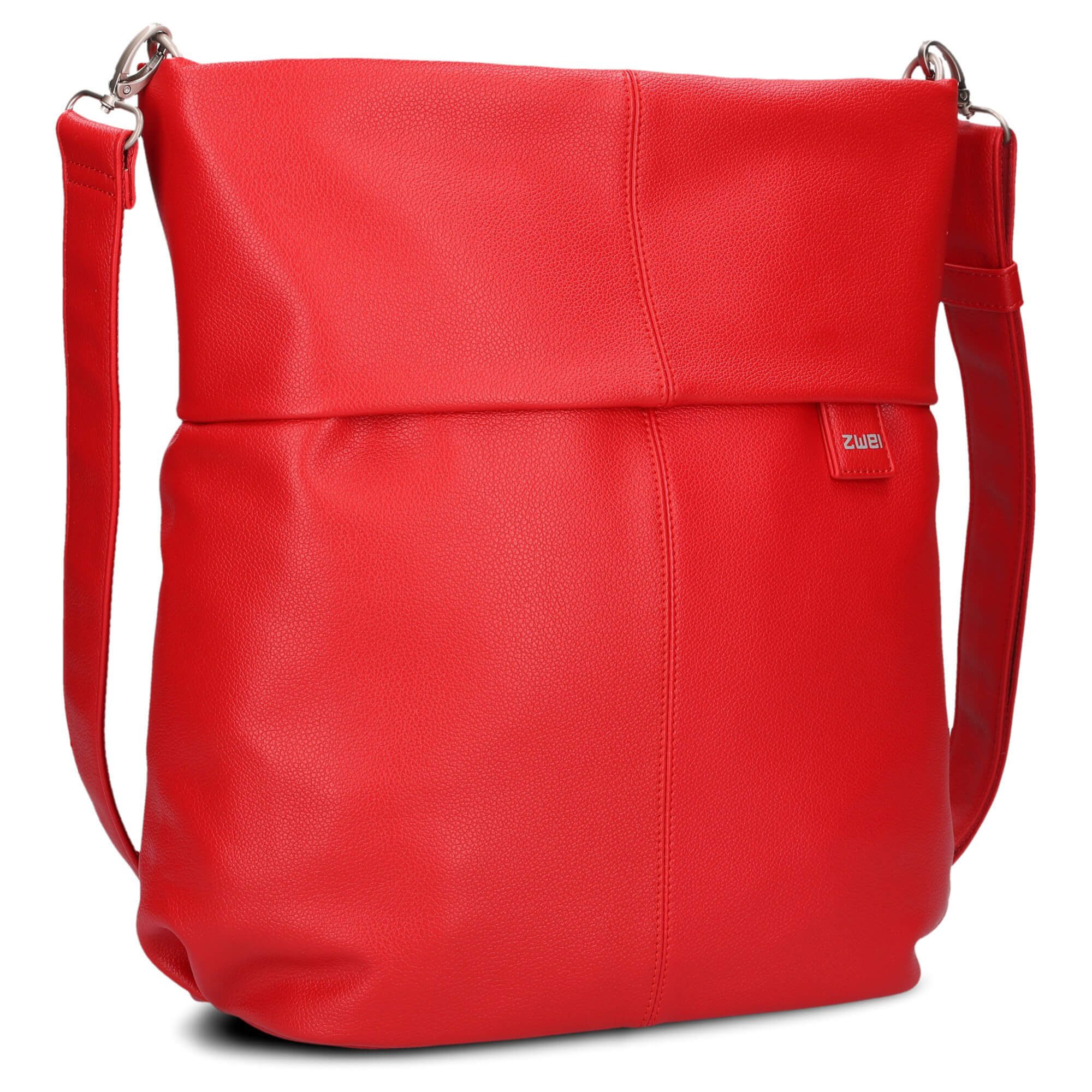 Zwei Umhängetasche Mademoiselle M140 - Schultertasche 35 cm (cherry)