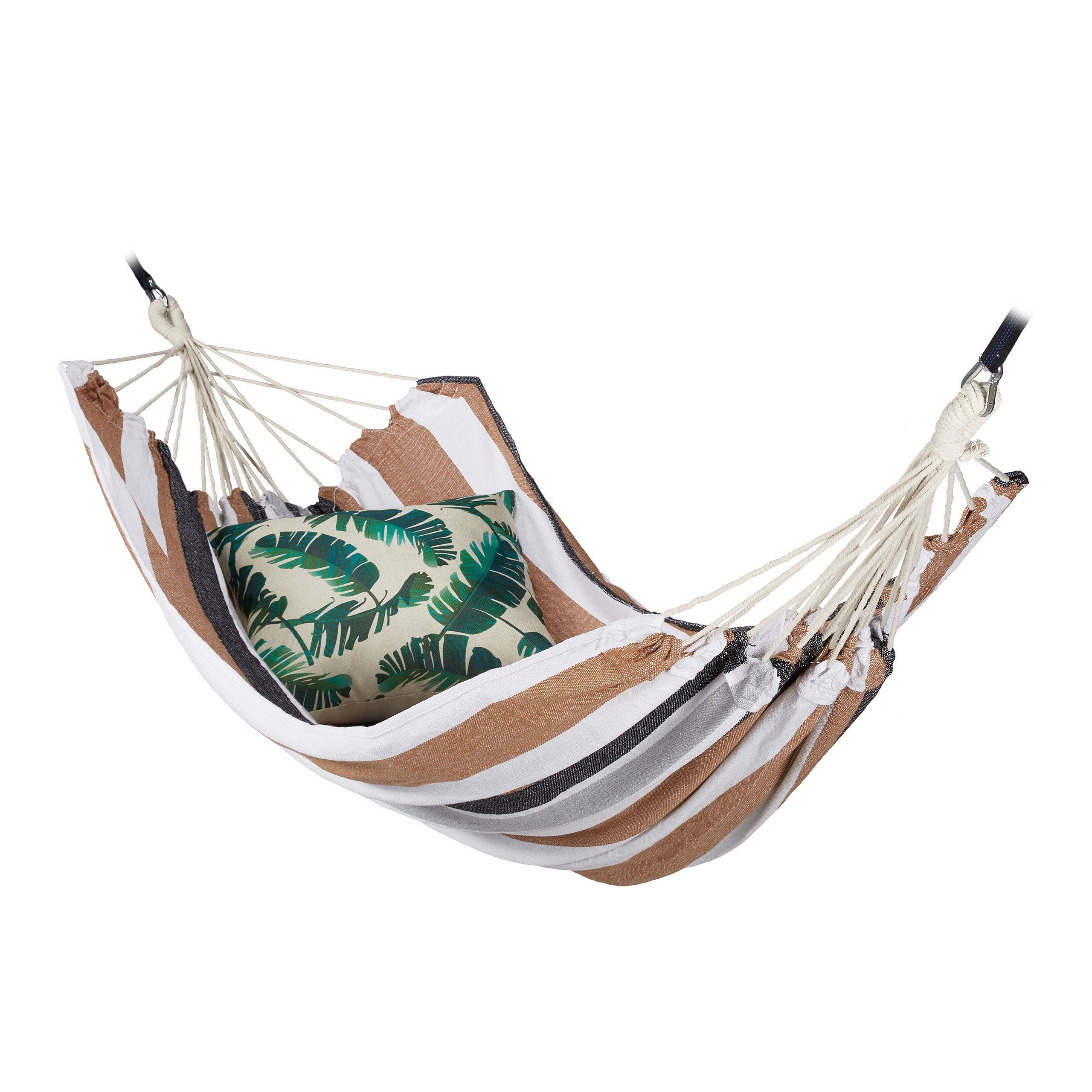 relaxdays Hängematte XXL Baumwolle, Farbmix 1 günstig online kaufen