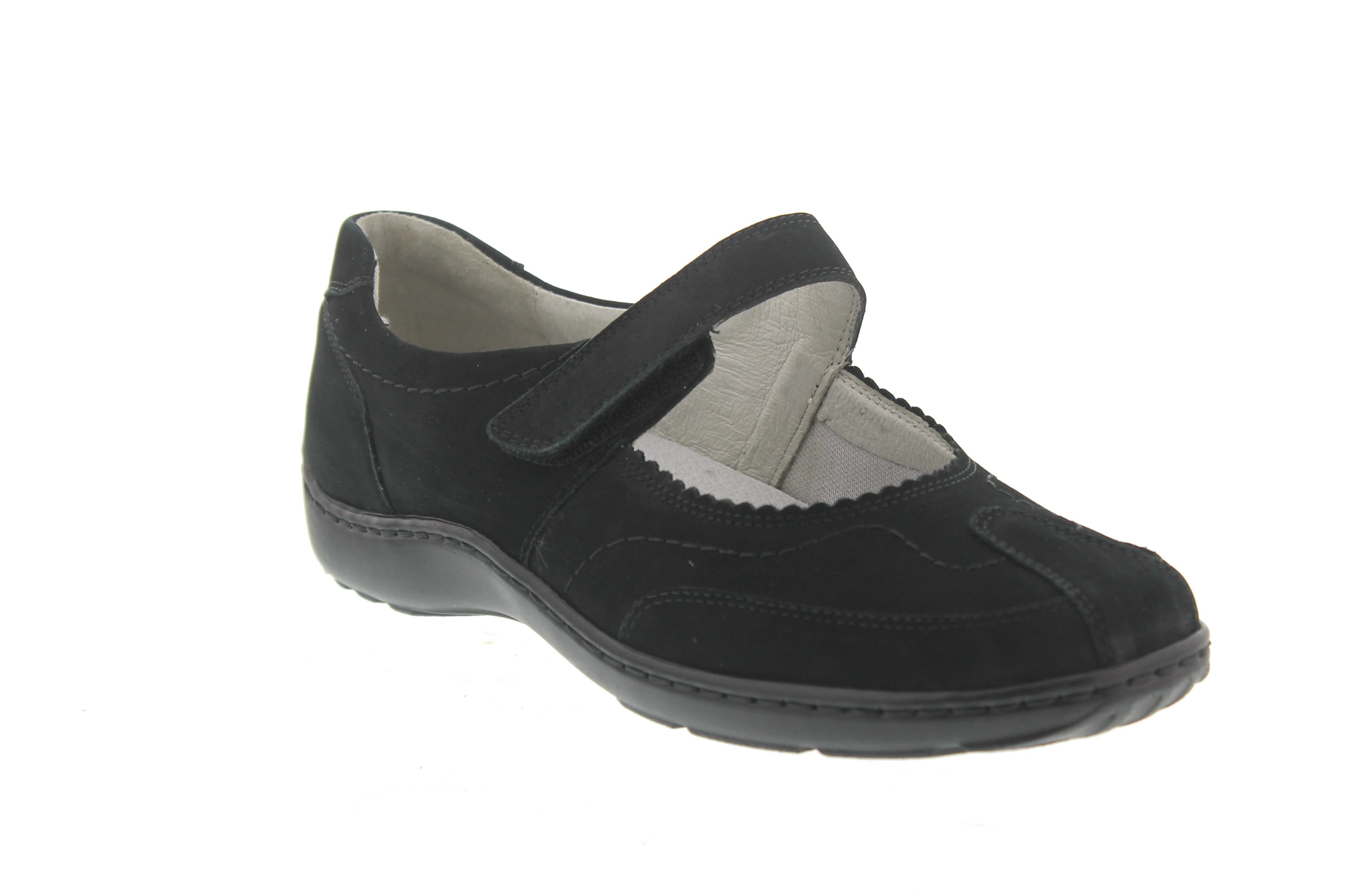 Waldläufer Waldläufer Henni Ballerina Klettver., Denver, schwarz, Pro-Aktiv günstig online kaufen