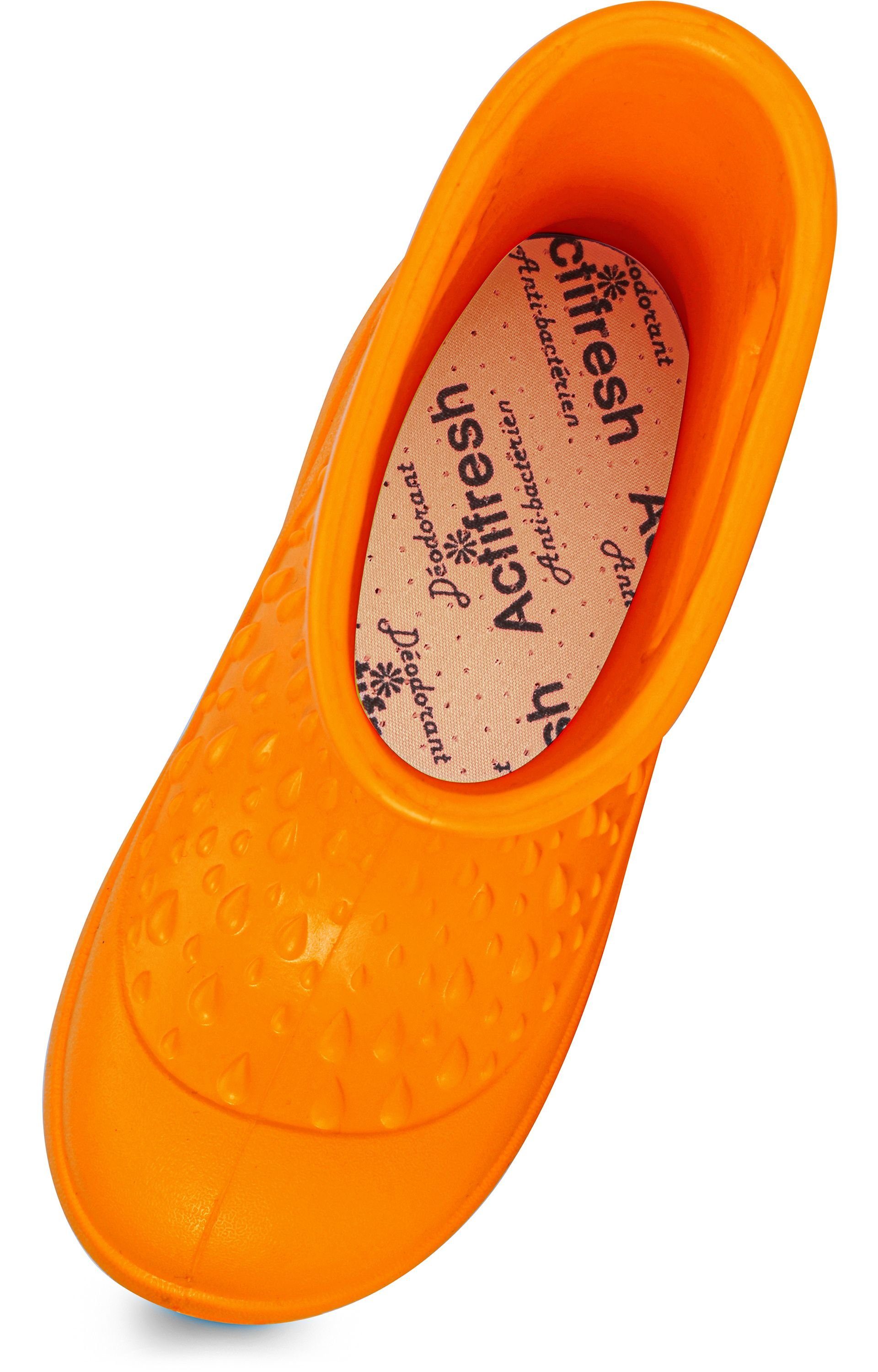 Gummistiefel leichte EVA Ladeheid Orange Gummistiefel Kinder Regenstiefel LADW006