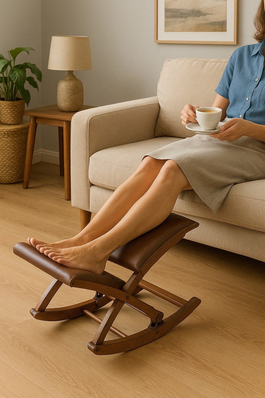 moebel-direkt-online Fußhocker Fußschaukel (1 St), mehrfach manuell verstel günstig online kaufen