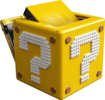 LEGO® Spielbausteine 71395 Super Mario - Fragezeichen-Block aus Super Mario 64, (3D Set für Erwachsene, 2064 St), ? Block Bausatz Bauset