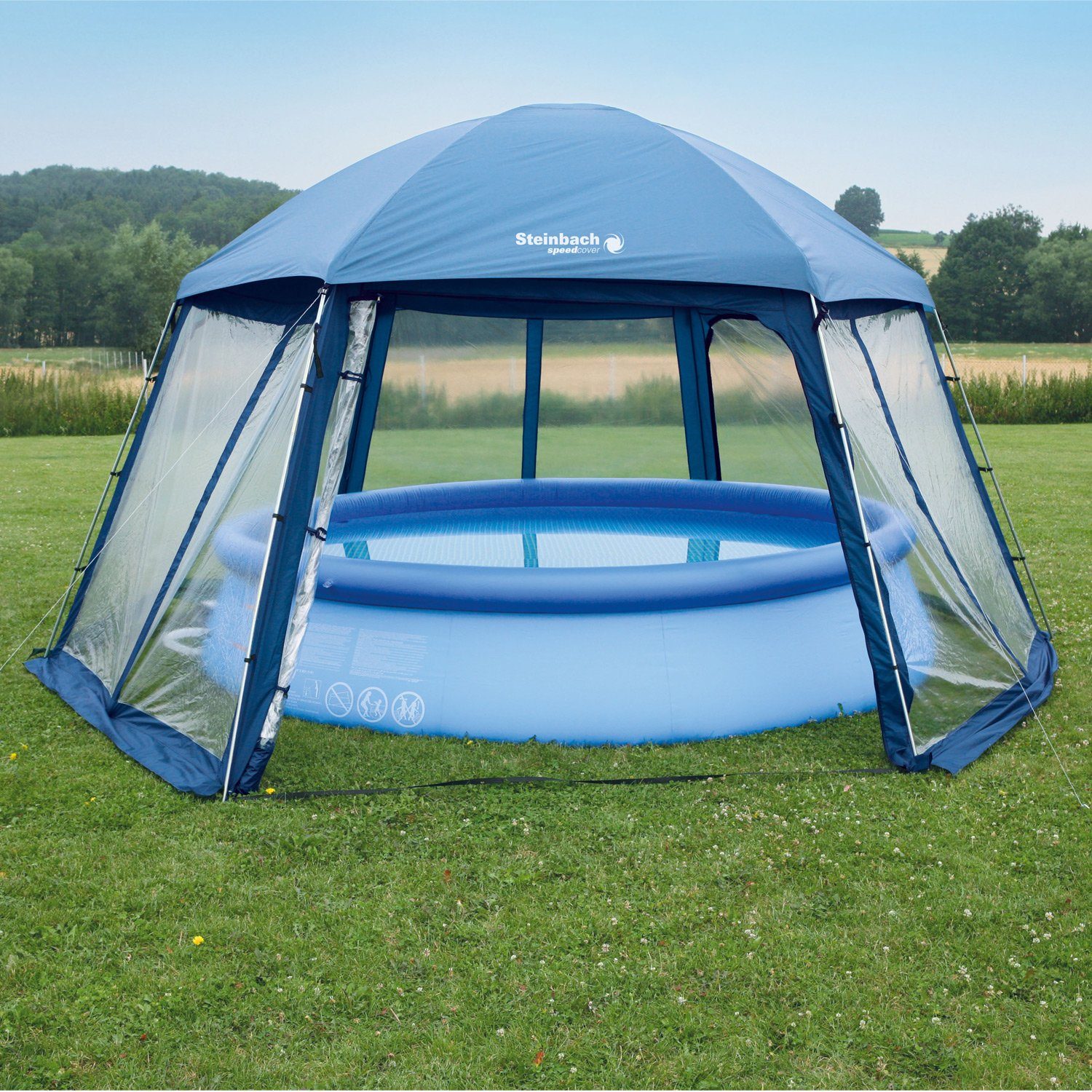 Steinbach Poolüberdachung für Swimming Pools (geeignet für Ø 400 cm) günstig online kaufen