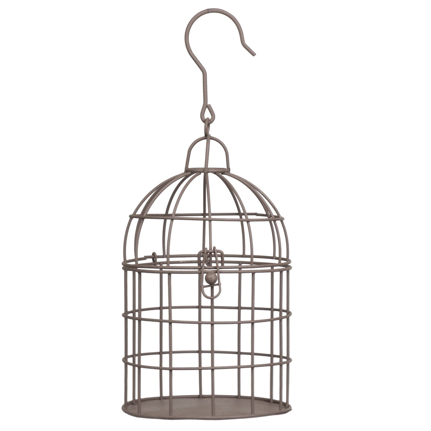 Moritz Vogelkäfig Dekokäfig Pflanzkäfig altbraun Shabby WB-62-BR