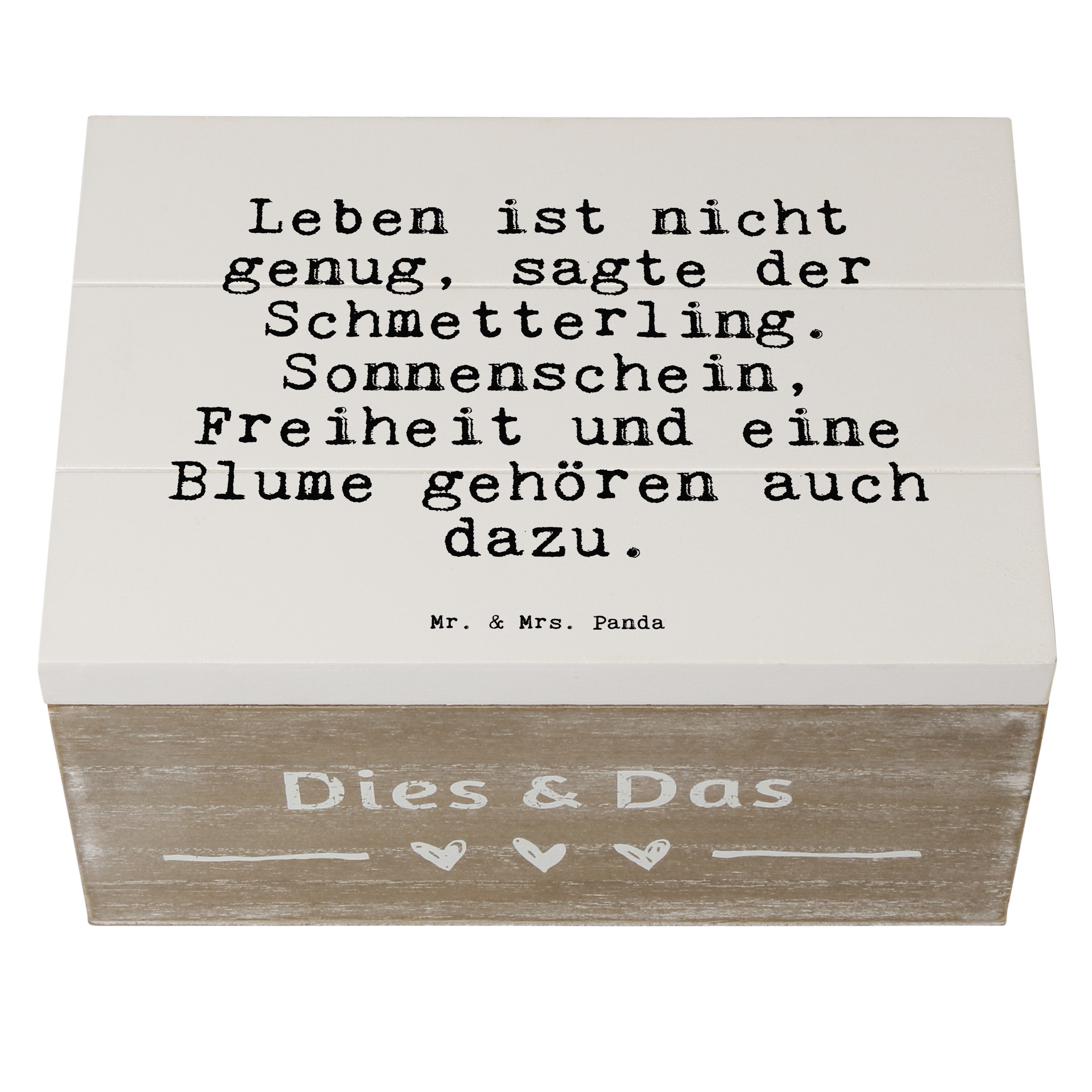 Mr. & Mrs. Panda Dekokiste Leben ist nicht genug,... Weiß Geschenk