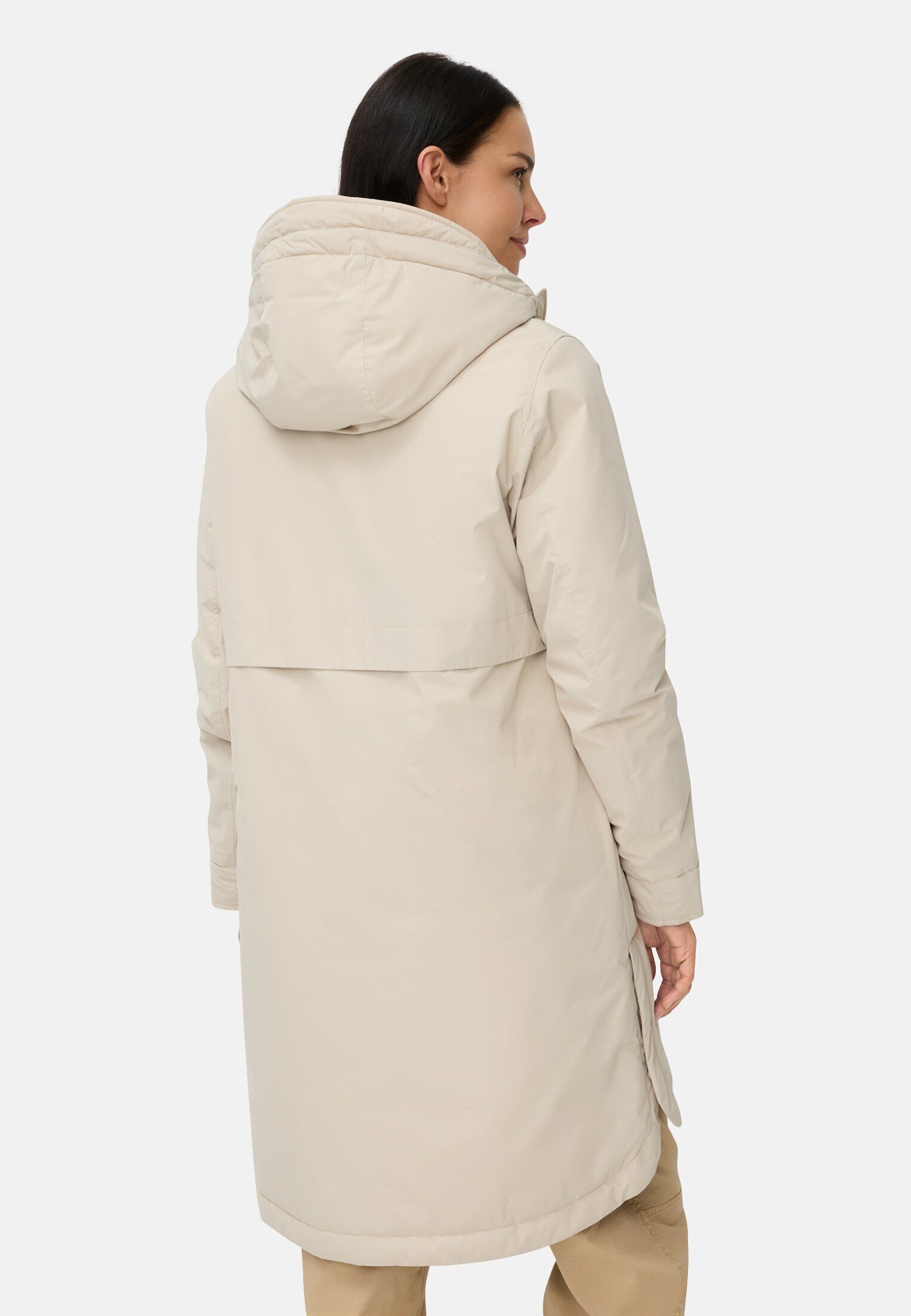 camel active Funktionsparka mit Kapuze Langarm günstig online kaufen