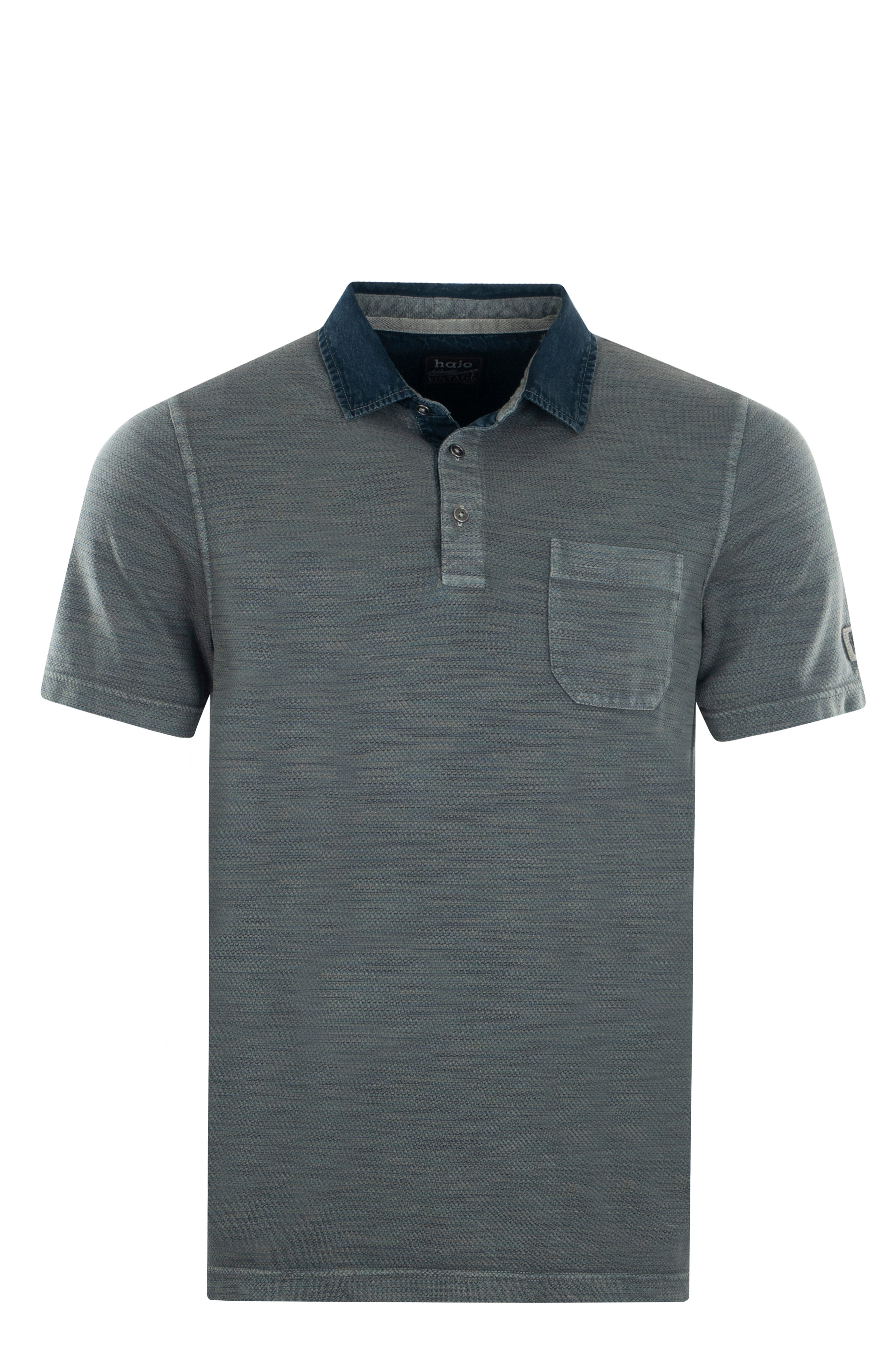 Hajo Poloshirt Herren Poloshirt Popcorn-Struktur günstig online kaufen