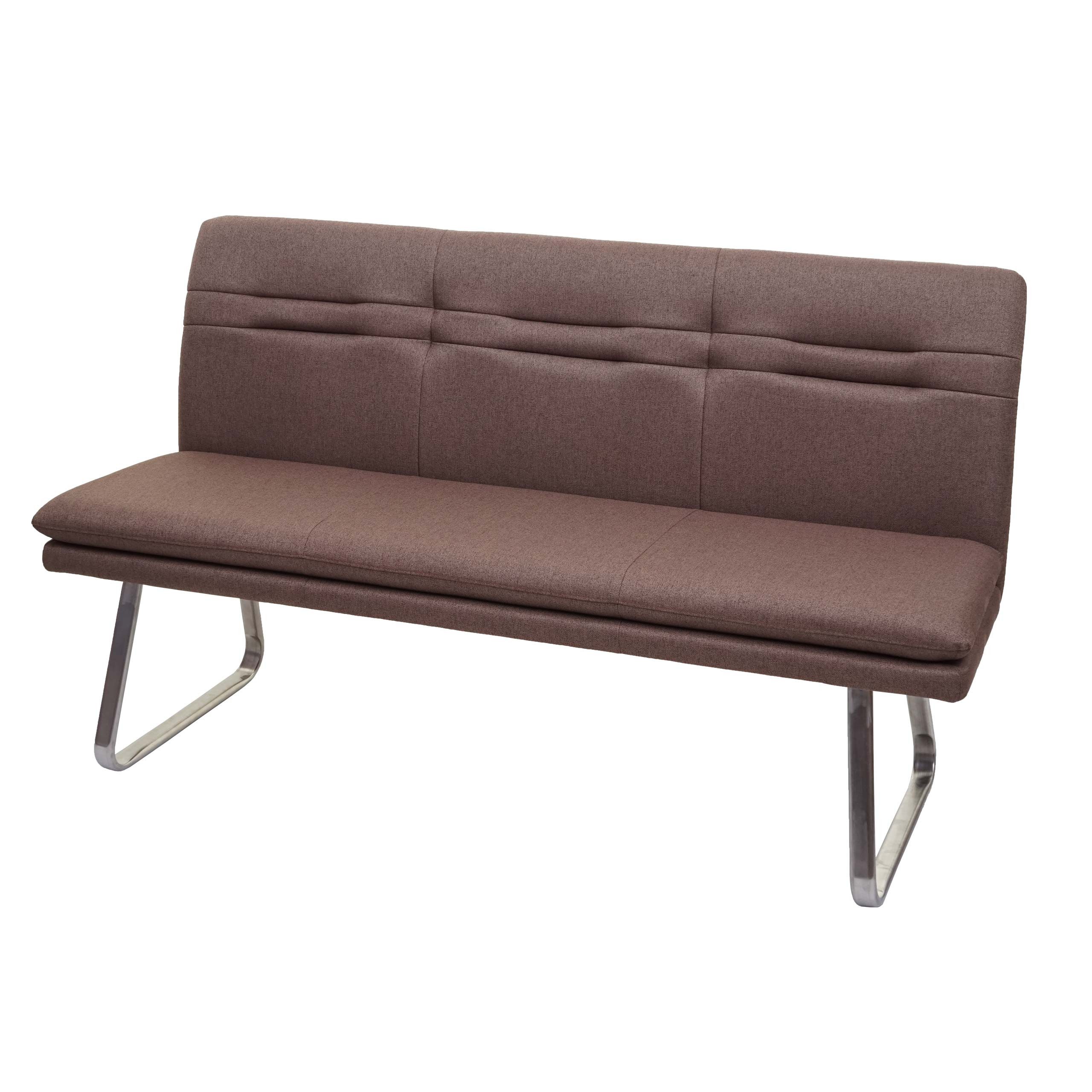 PROREGAL® Sitzbank Sitzbank mit Rückenlehne für bequemes Sitzen in jeder Situation, bequem, stabil und ein echter Hingucker mit Rückenlehne