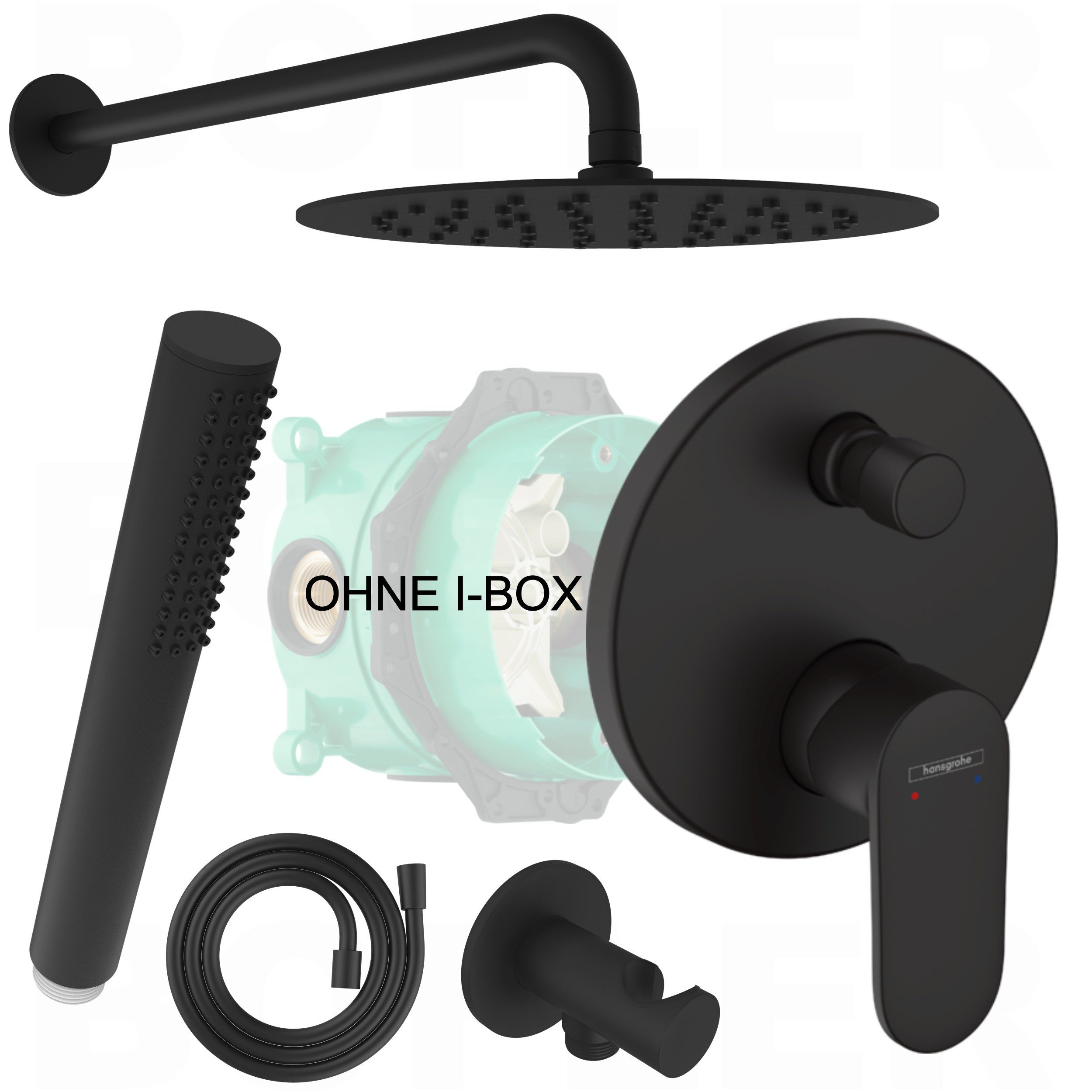 hansgrohe Duscharmatur Vernis Blend (Duschsystem Duschset, inkl. BOFLER Bra günstig online kaufen