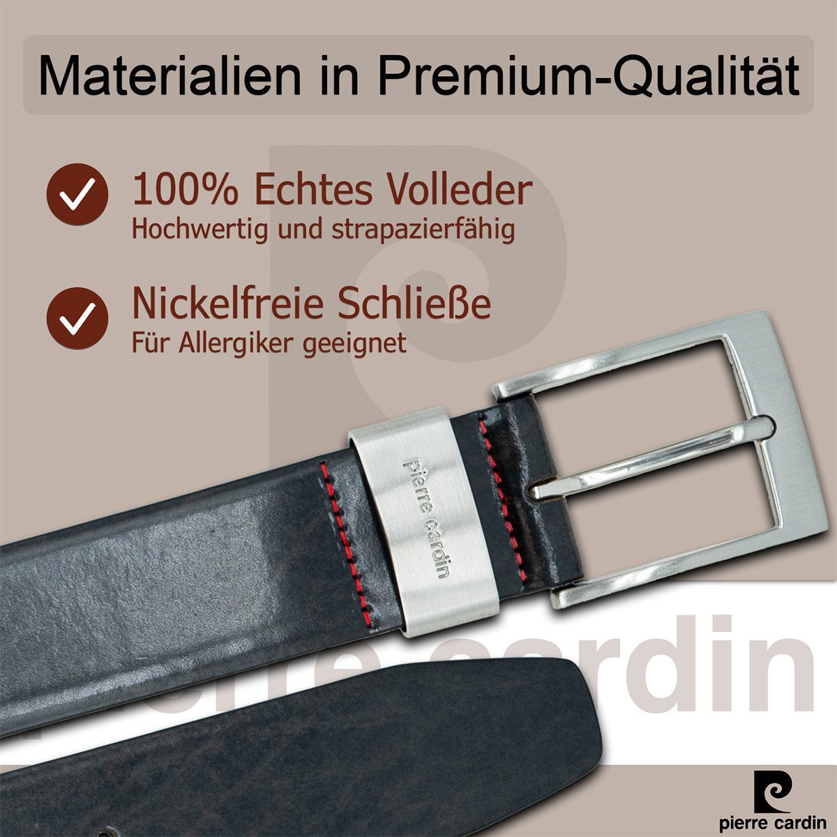 Pierre Cardin Ledergürtel