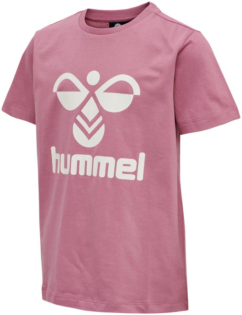 hummel T-Shirt HMLTRES T-SHIRT - Short rose Kinder Sleeve für heather (1-tlg)