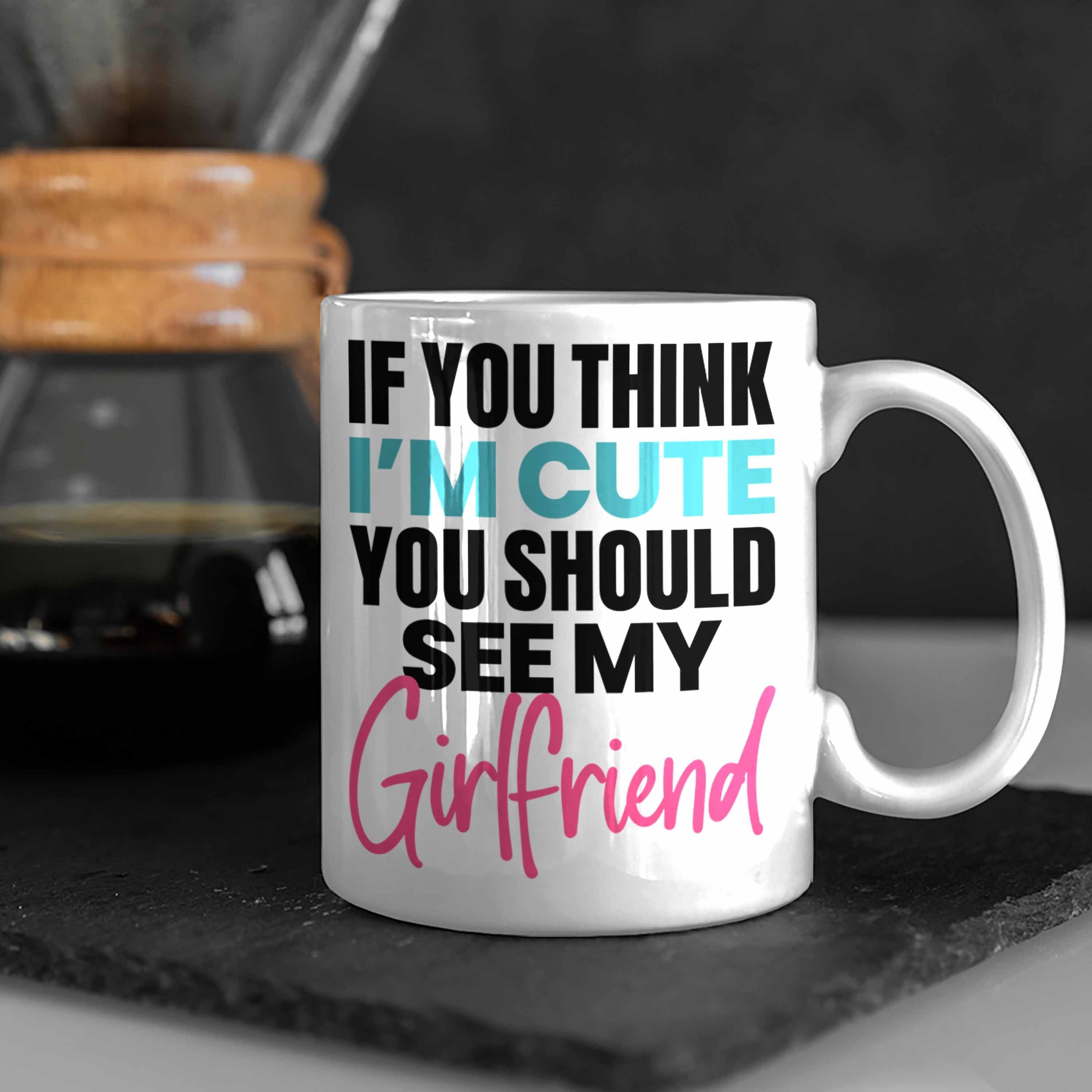 für Eifersüchtig Freund Tasse Trendation Weiss Geschenk Geschenkide Boyfriend Beziehung Tasse