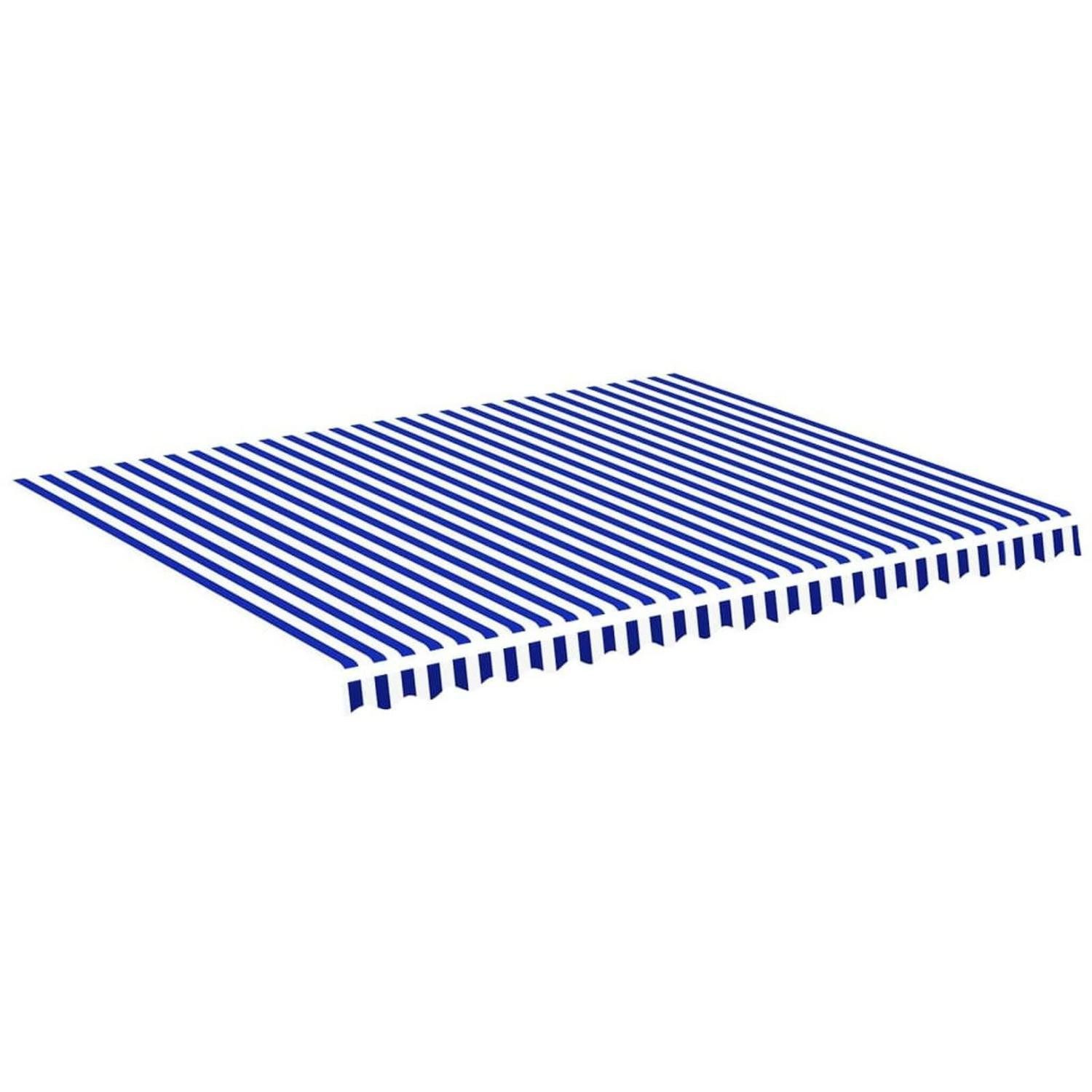 LuxusKollektion Markise Markisenbespannung 450x350 cm blau-weiß (1-St)