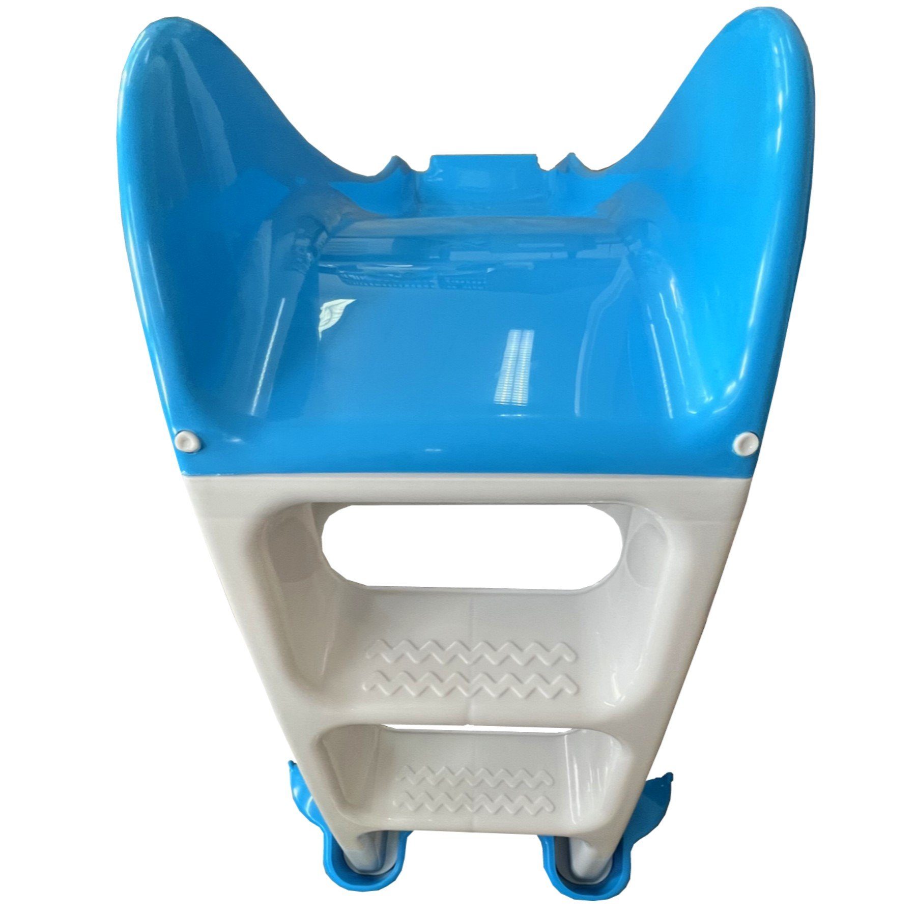 TikTakToo Indoor-Rutsche Stabile Kleinkinderrutsche für Kinder ab 1 Jahr Kinderrutsche, (Zimmerrutsche freistehende Bockrutsche, Babyrutsche Gartenrutsche), rutschhemmende Auflage der Treppenstufen