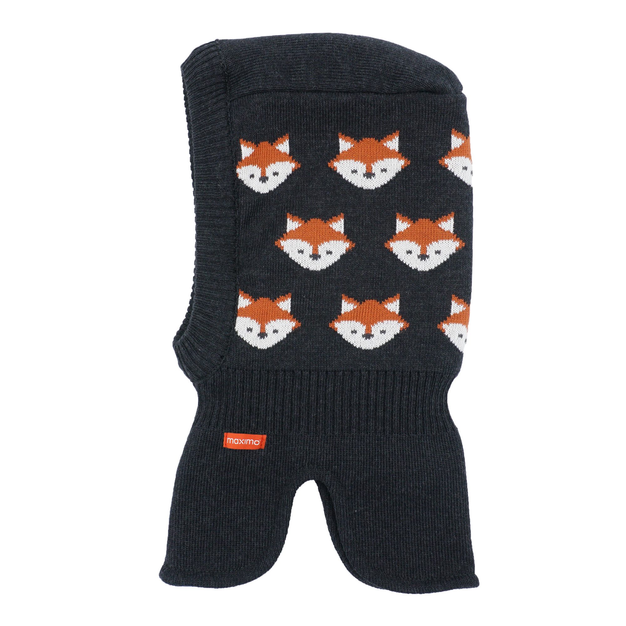 MAXIMO Schlupfmütze Baumwolle, gefüttert, wärmend, doppelt gestrickt, ausgenähtes Halsteil