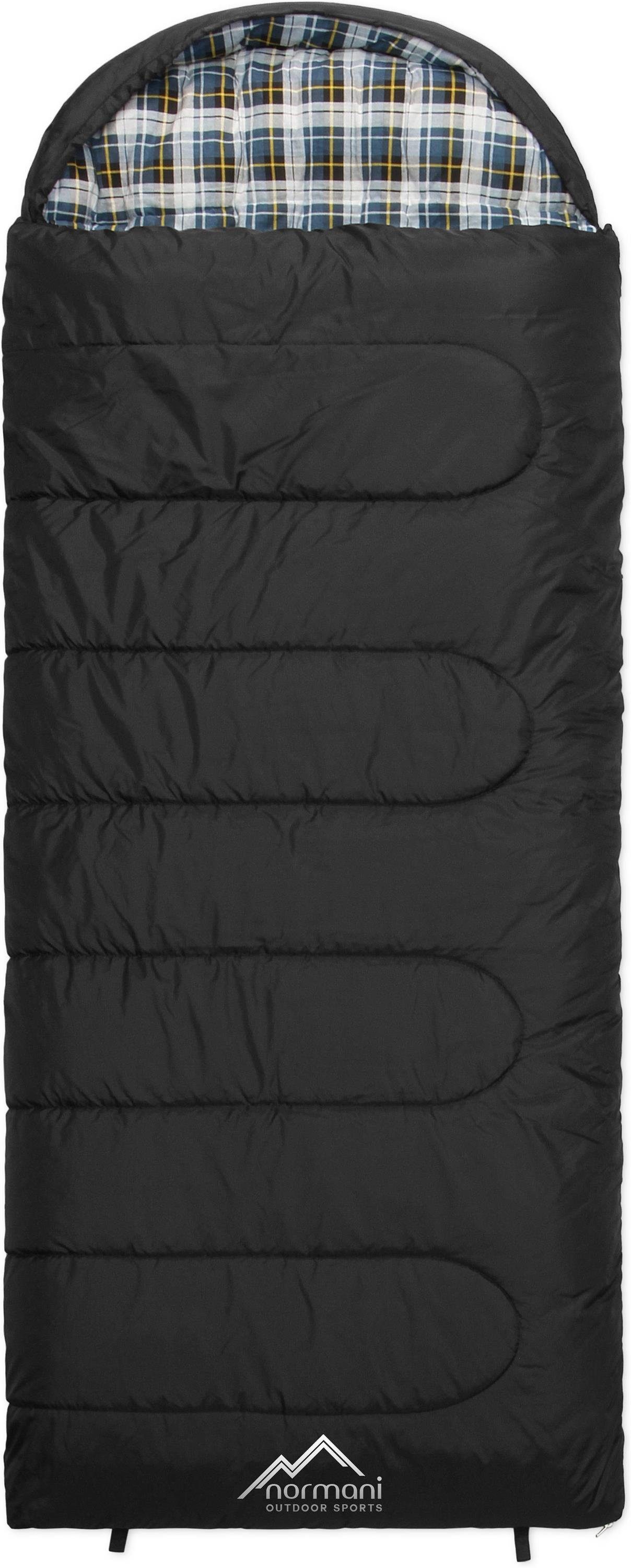 normani Deckenschlafsack 4-in-1 Schlafsack Antarctica, Extrem 4-Jahreszeiten Outdoor-Schlafsack mit Inlett